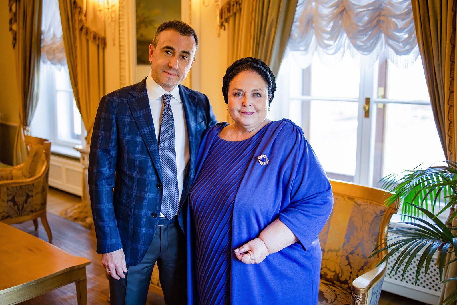  Alexander Chamovskikh and the Grand Duchess and Head of the Russian Imperial House, Maria Vladimirovna Romanova