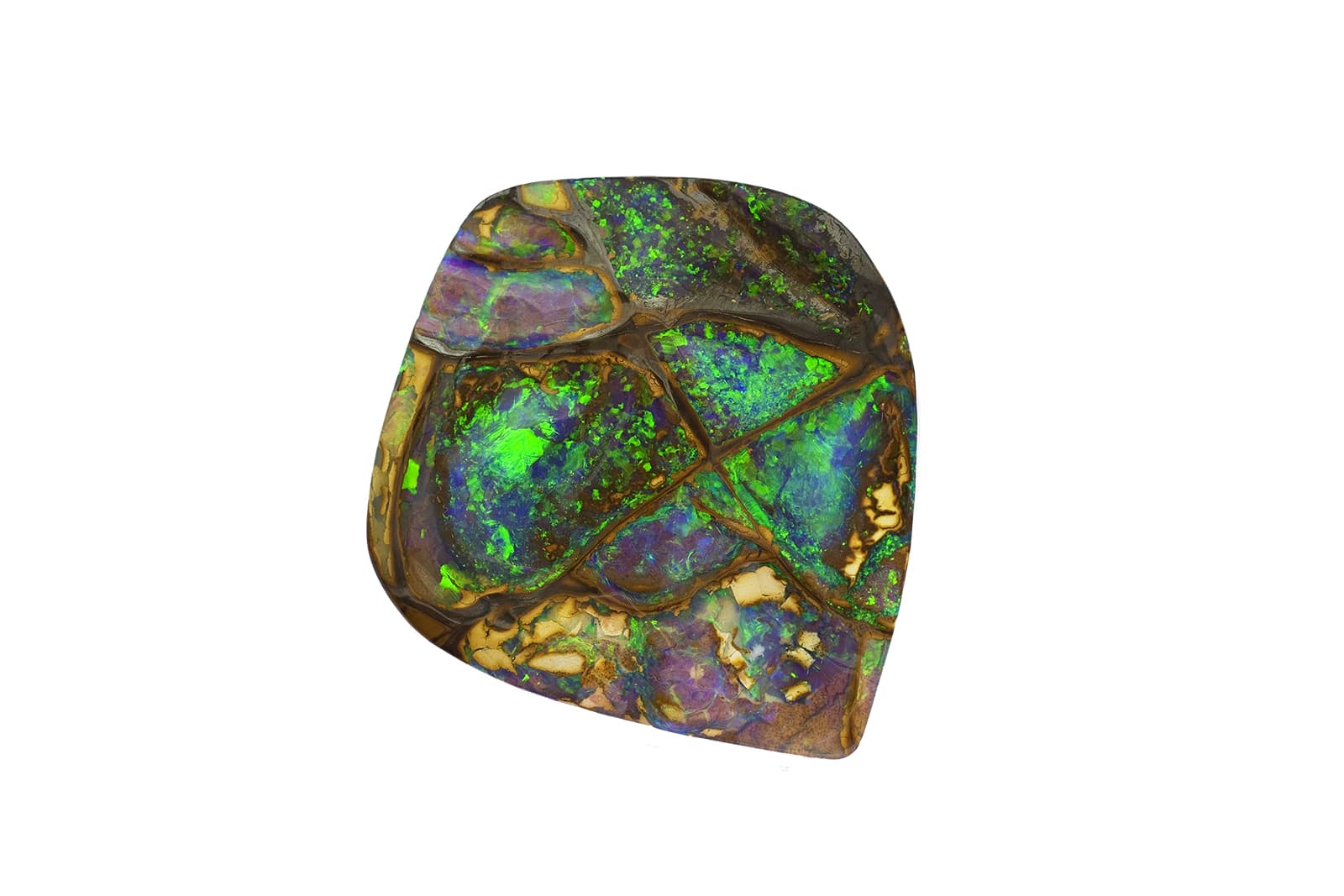  A 'church window' Yowah nut opal from Emil Weis Opals 