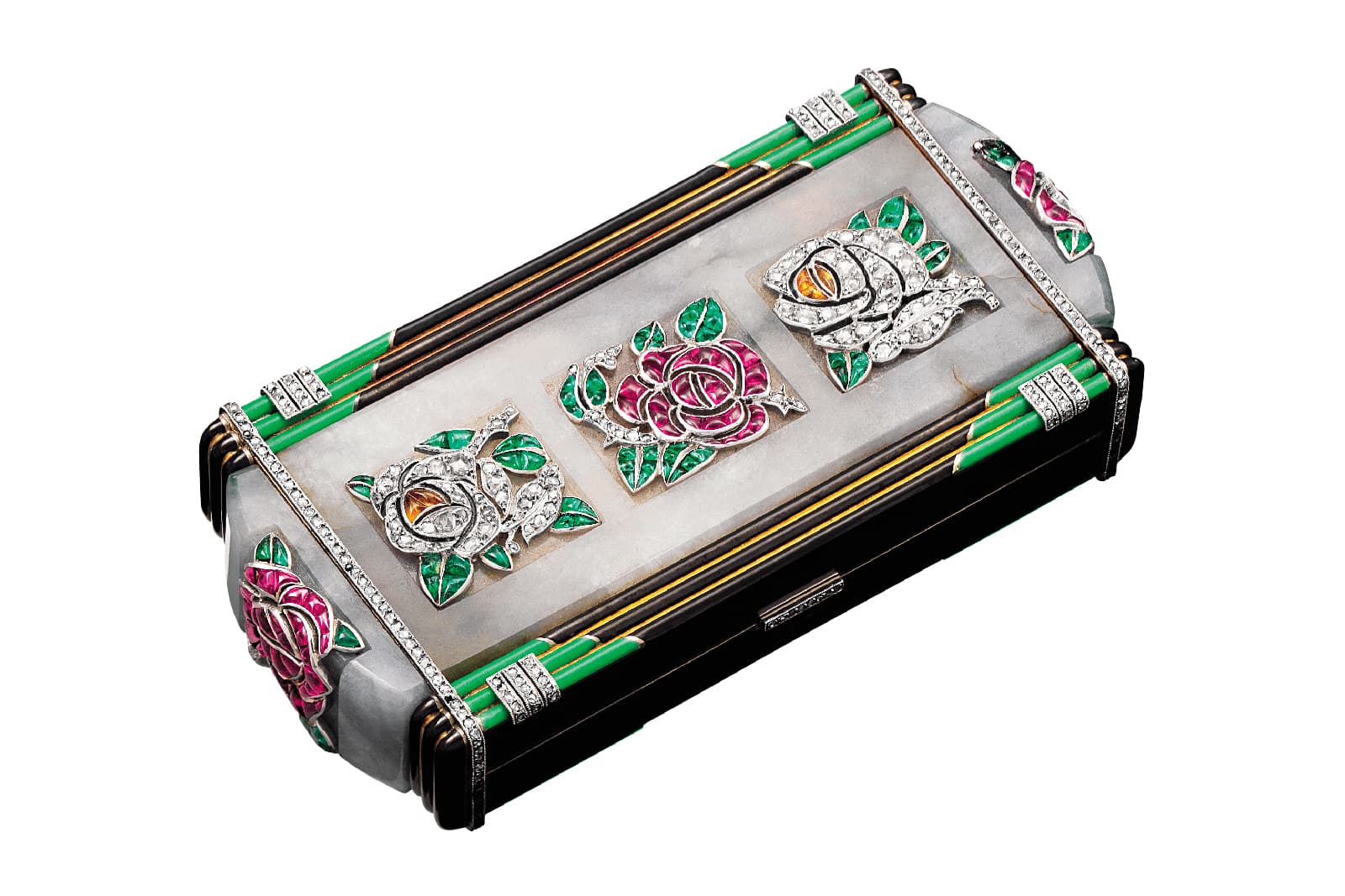  Van Cleef & Arpels Roses vanity case from 1926