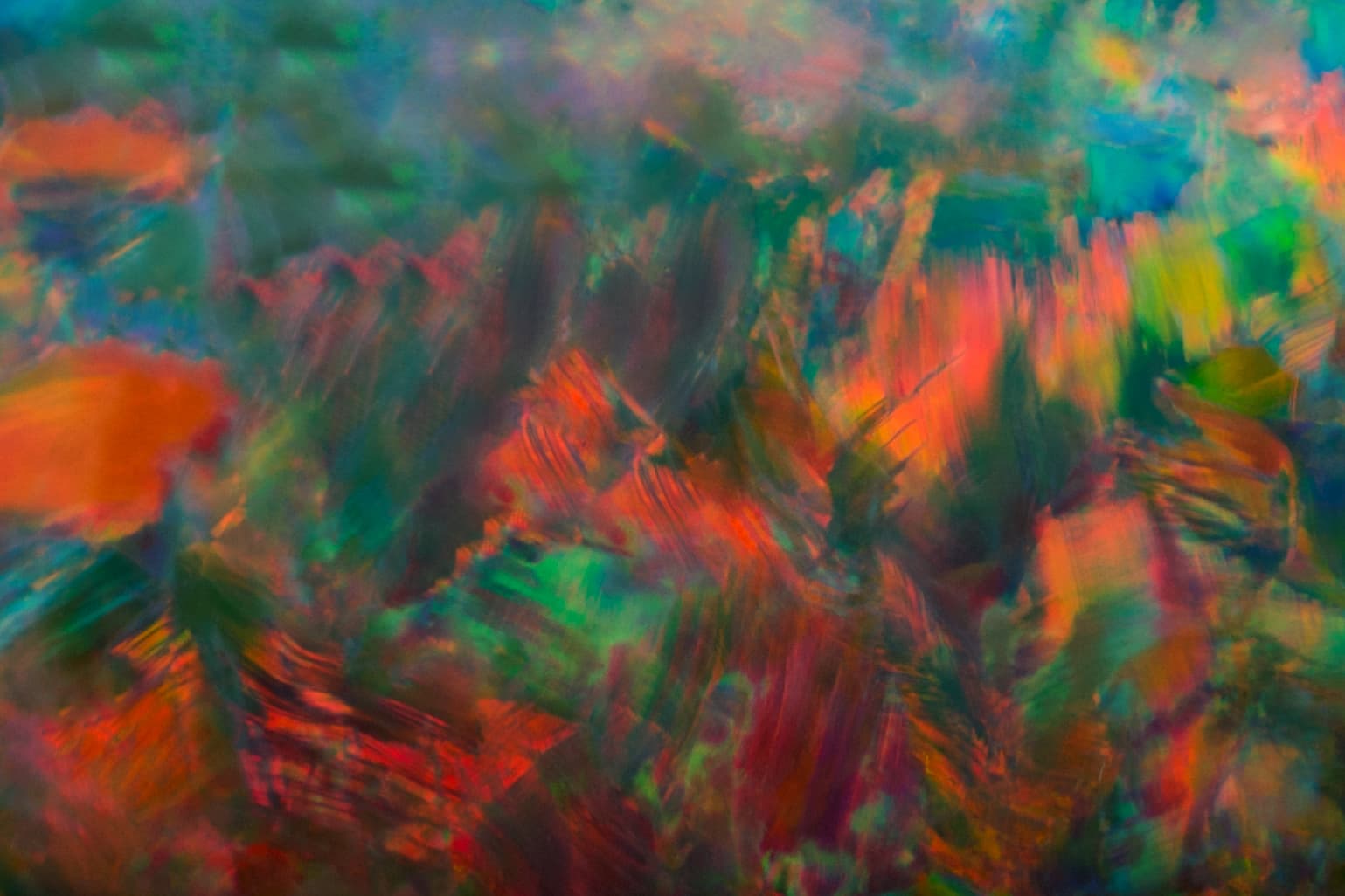  Flashes of rare red colours in Australian black opal, courtesy of IMAGEM