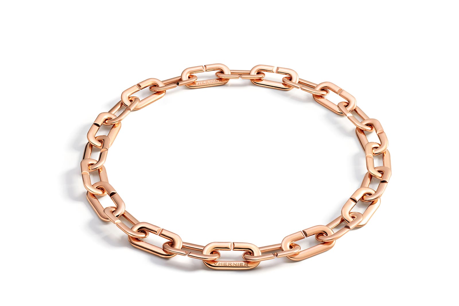  Vhernier Mon Jeu chain necklace in 18k rose gold 