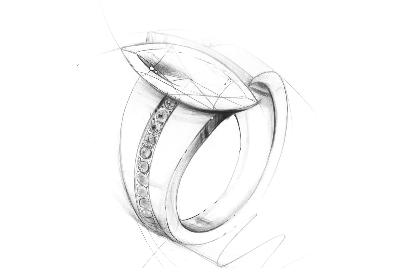  The process of designing the Navette ring by Nuun Jewels 