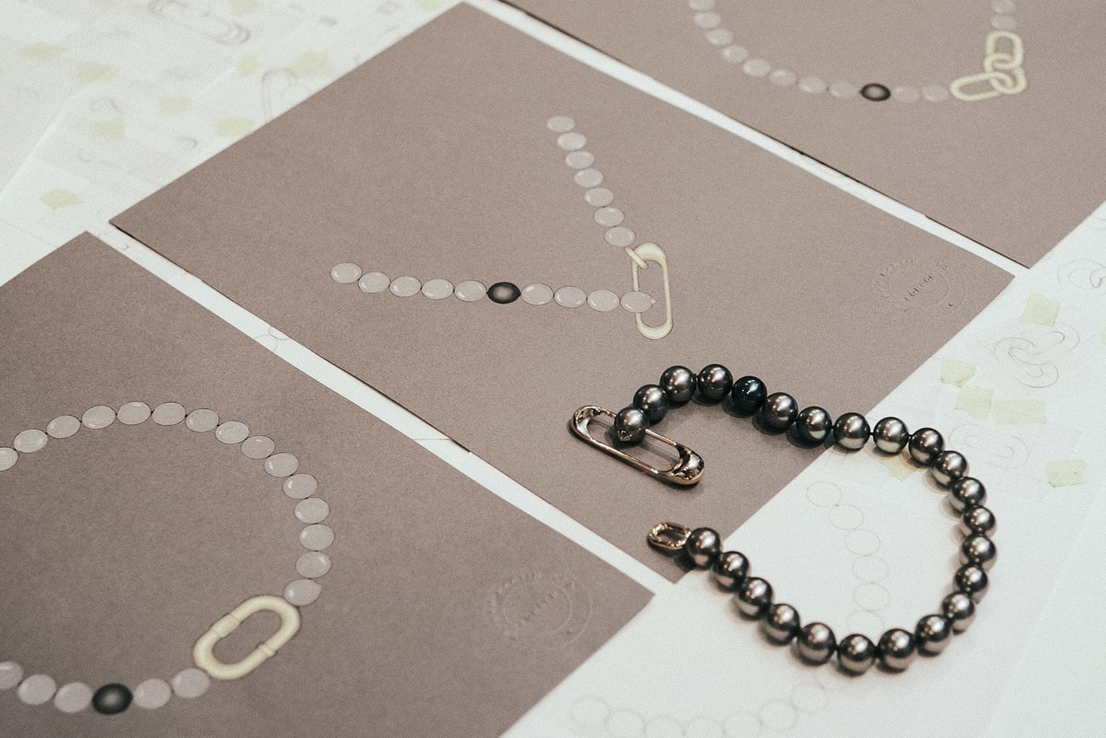 Three hand-painted sketches for a bespoke customer to choose from by Hannah Martin