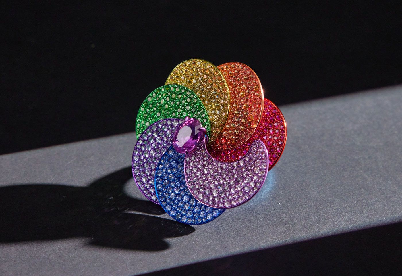 Faith Jewels Rainbow Ring