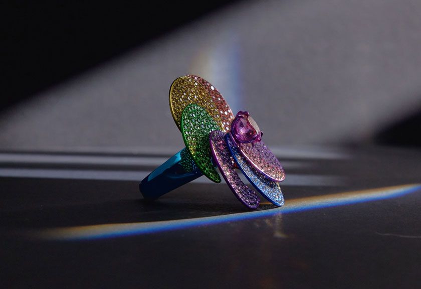 Faith Jewels Rainbow Ring 