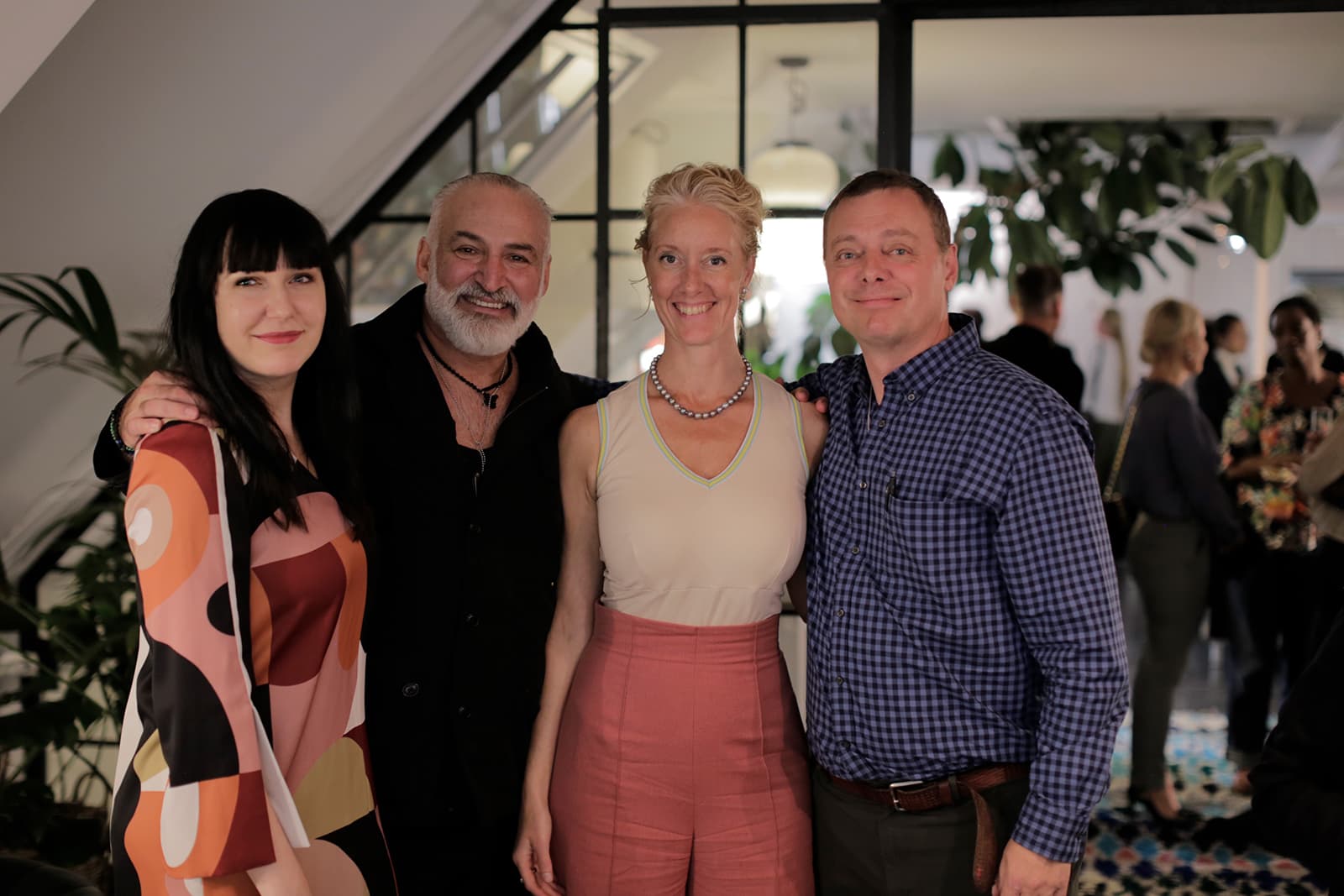 From left to right: event speakers Katerina Perez, Yianni Melas, Kira Høg Kampmann of Marc’Harit, and Svend Wennick of Wennick-Lefèvre