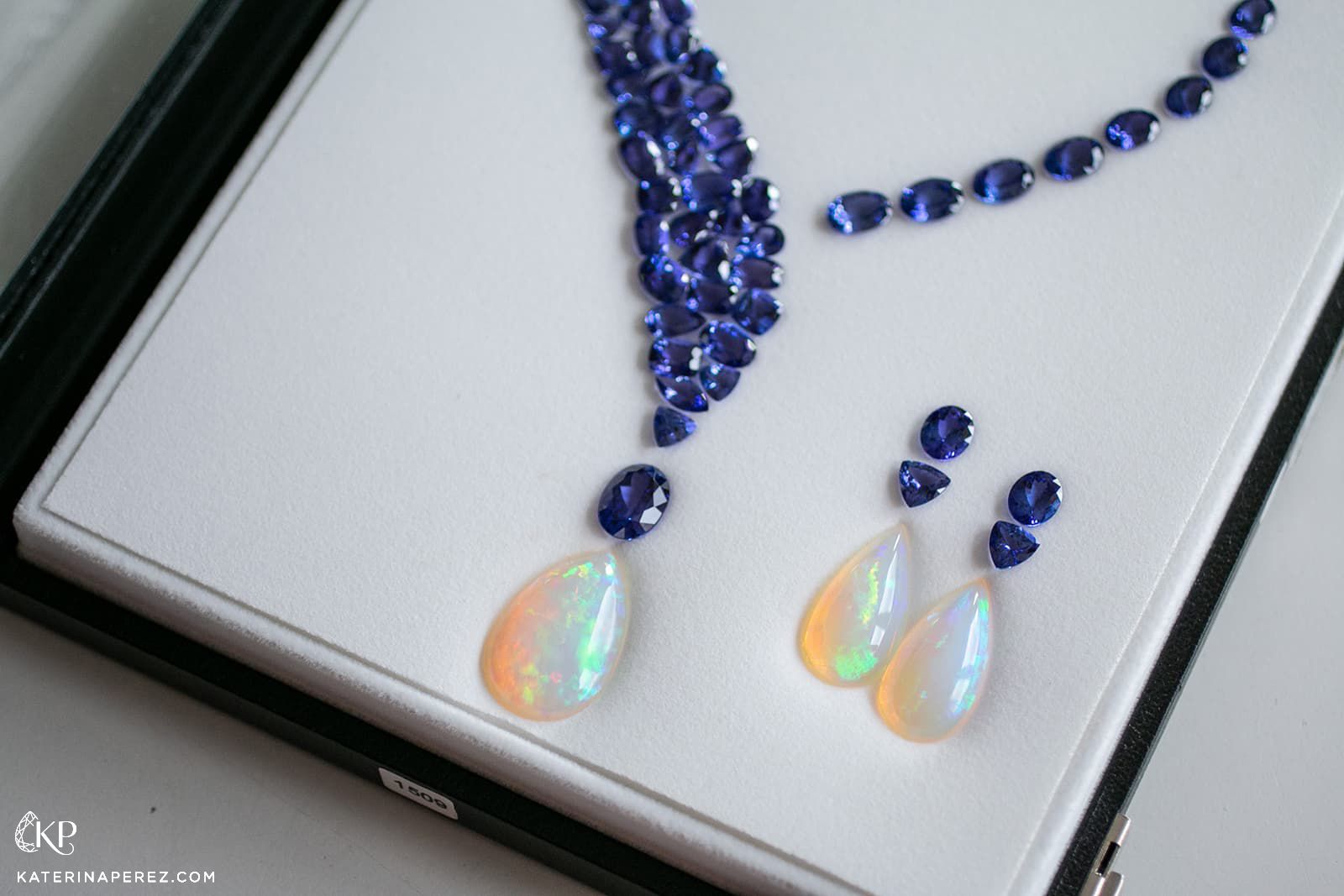  This opal and tanzanite layout by Paul Wild is carefully curated to inspire jewellery designers