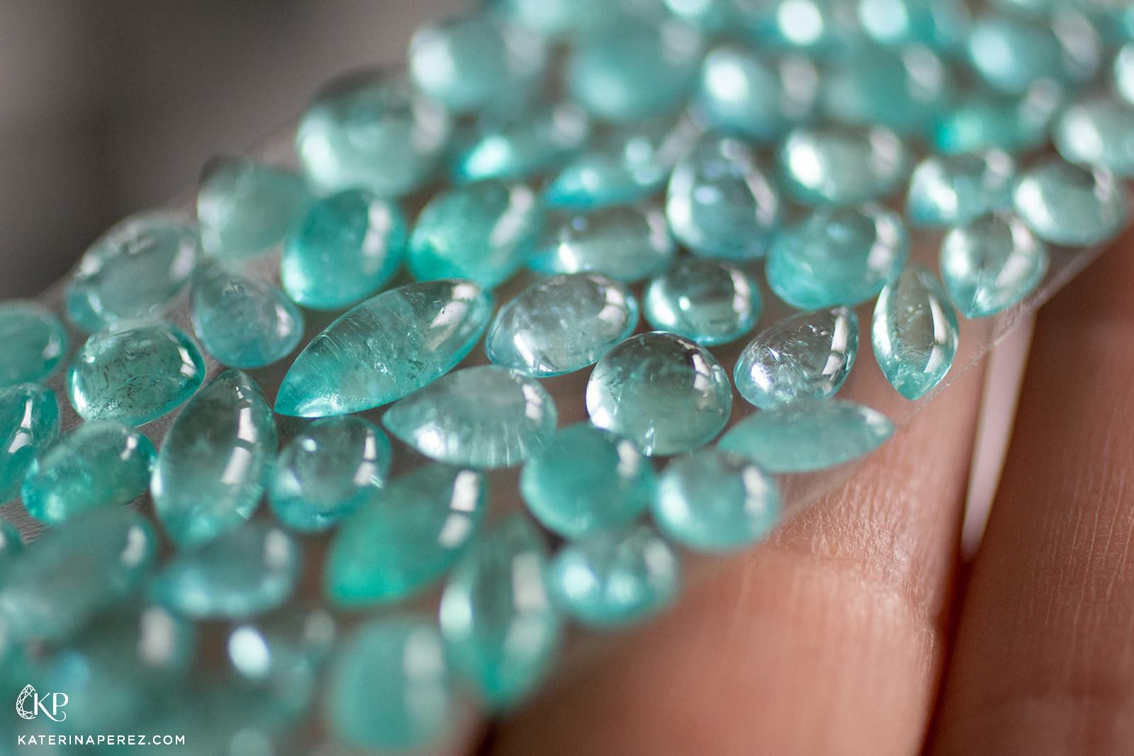  Paraiba tourmaline is one of the world's rarest gemstones and has a neon blue colour