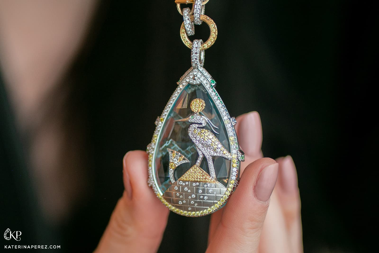  A closer look at an Egyptian inspired necklace by Antonio Seijo