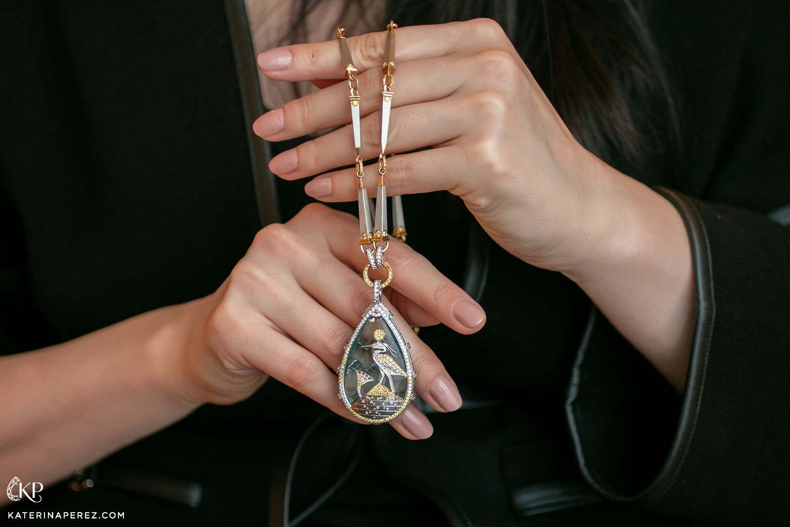 An Egyptian inspired necklace by Antonio Seijo 