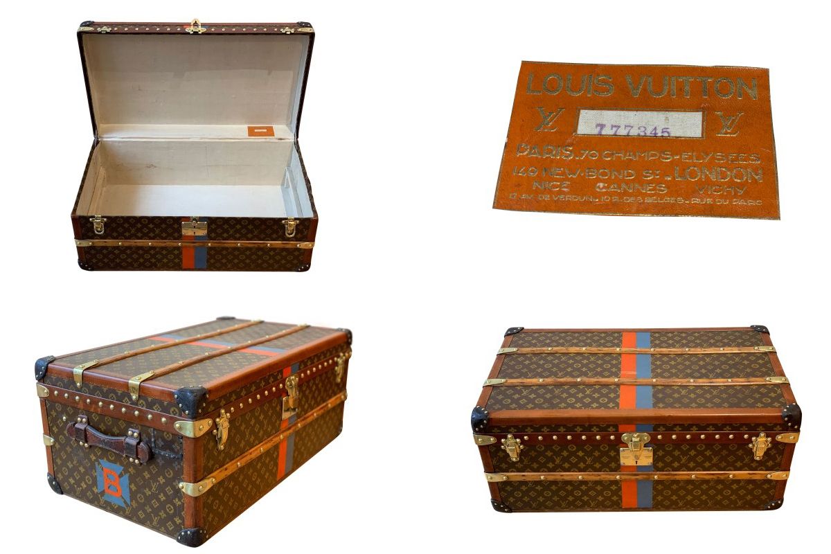  Heritage suitcase and trunk designs with the recognisable monogram by Louis Vuitton