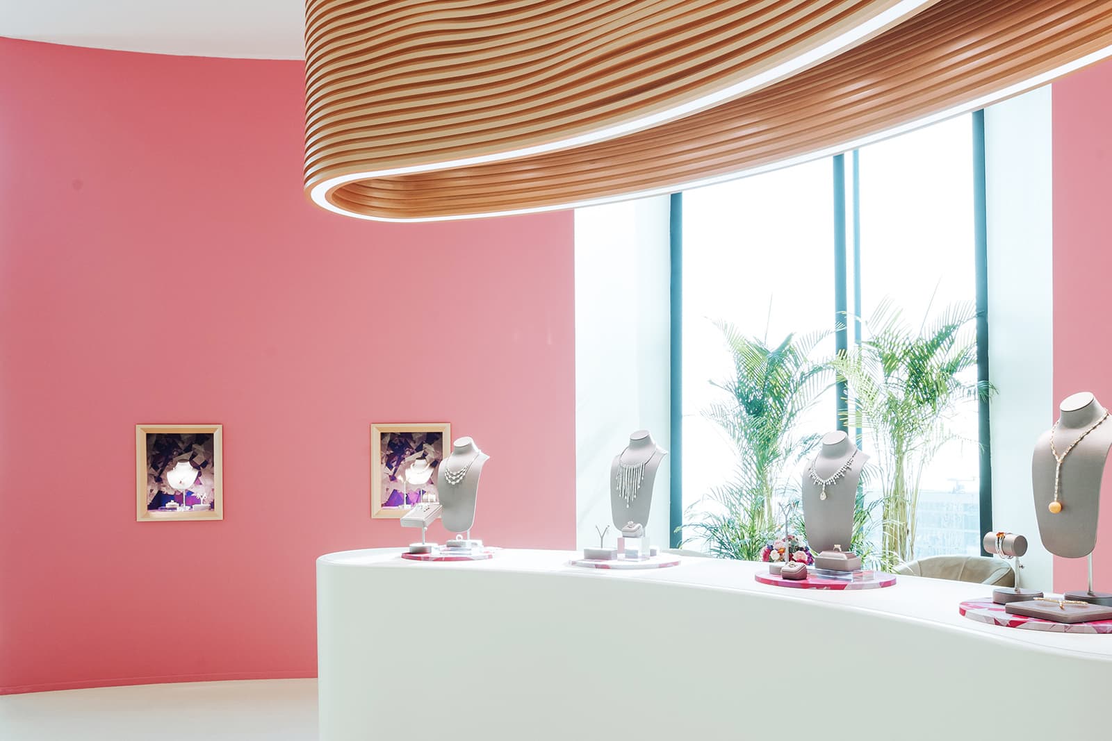  The dedicated Tiffany & Co. space at the Dubai Expo 2020, hosted from October 2021 to March 2022