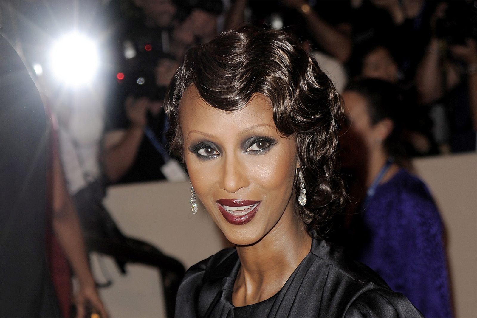  Legendary supermodel Iman