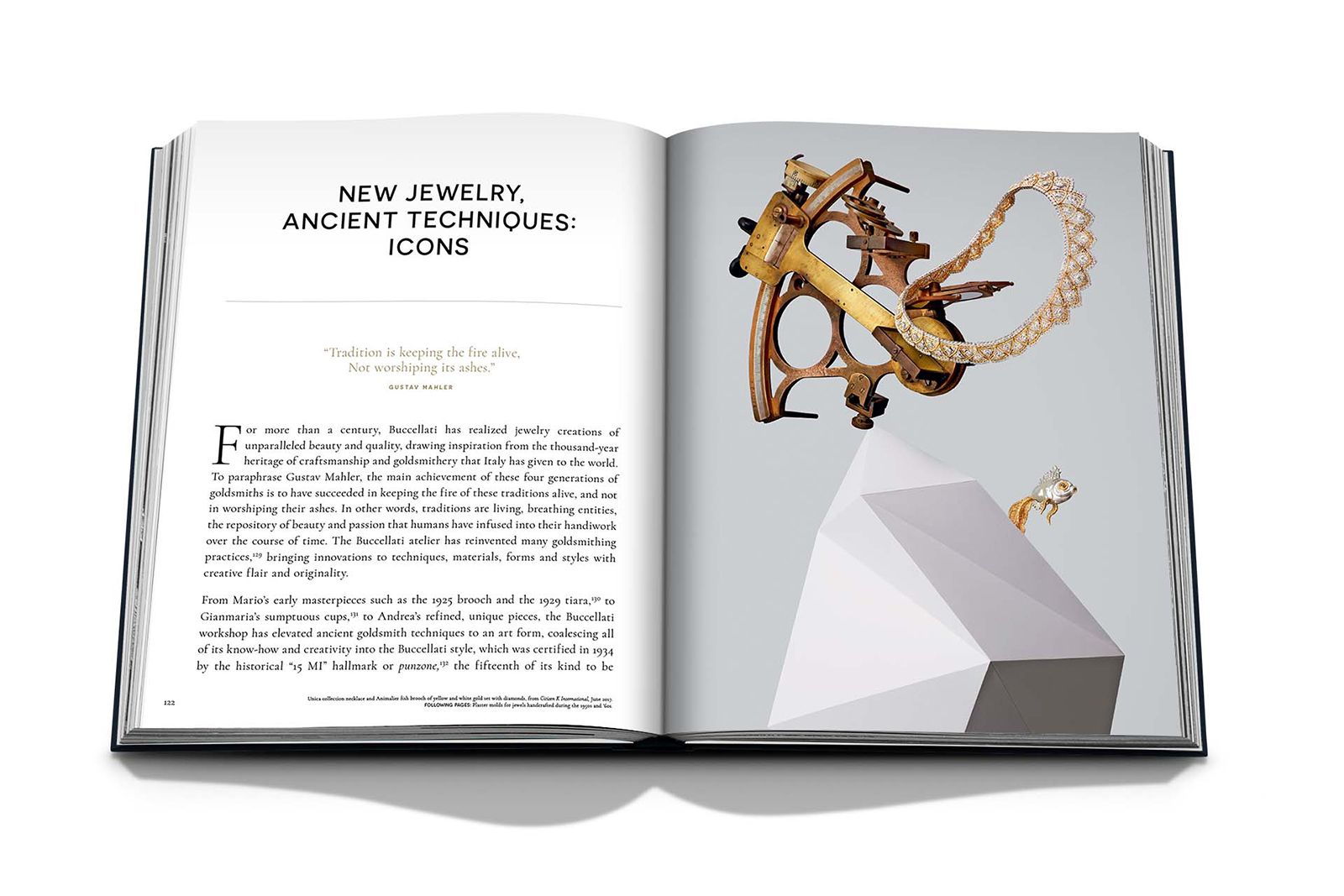  The Buccellati book delves into methods of craftsmanship used by the house