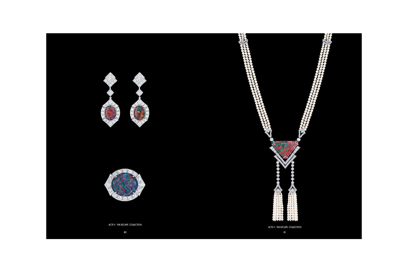  Black opal jewellery pieces that feature in Imagem's latest book, Black Opal, Only From Australia