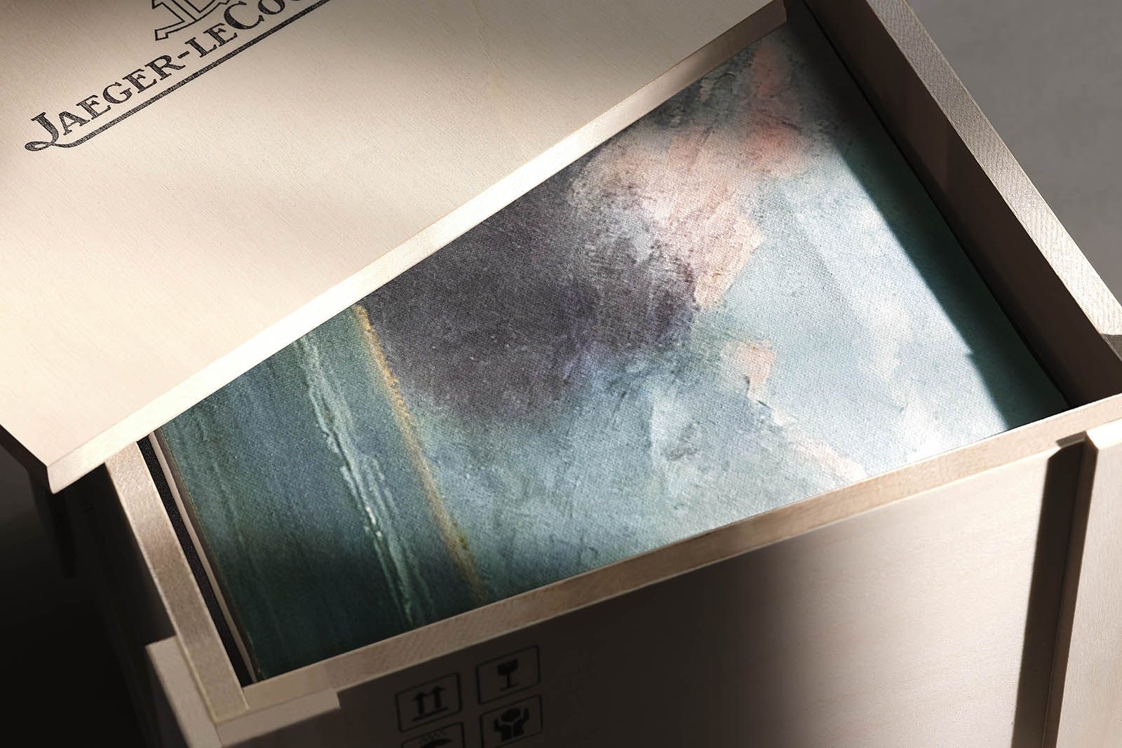  The ‘View of Lake Leman’ by Gustave Courbet (1876) is one of the artworks featured on the Jaeger-LeCoultre Reverso Tribute Enamel Hidden Treasures watches