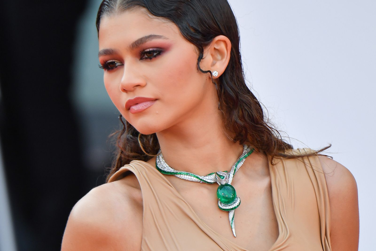 Actress Zendaya at the Venice Film Festival wearing Bulgari High Jewellery