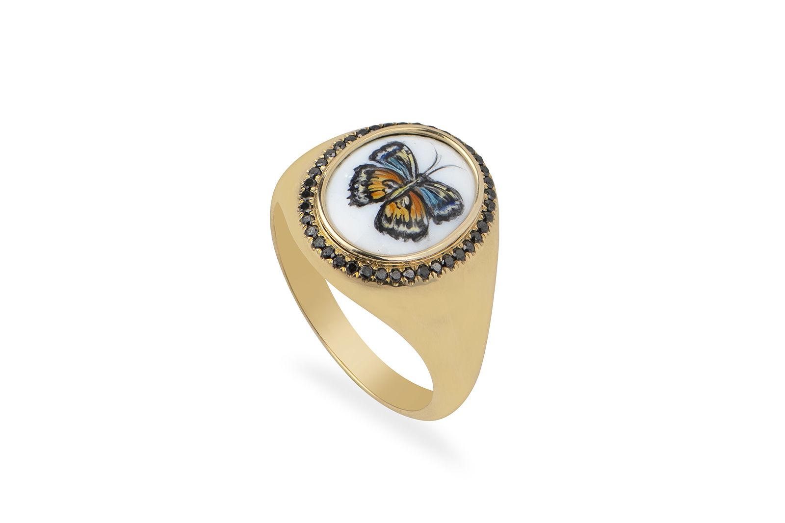  Penelope Fine Jewellery hand painted butterfly ring from the Meanings Collection
