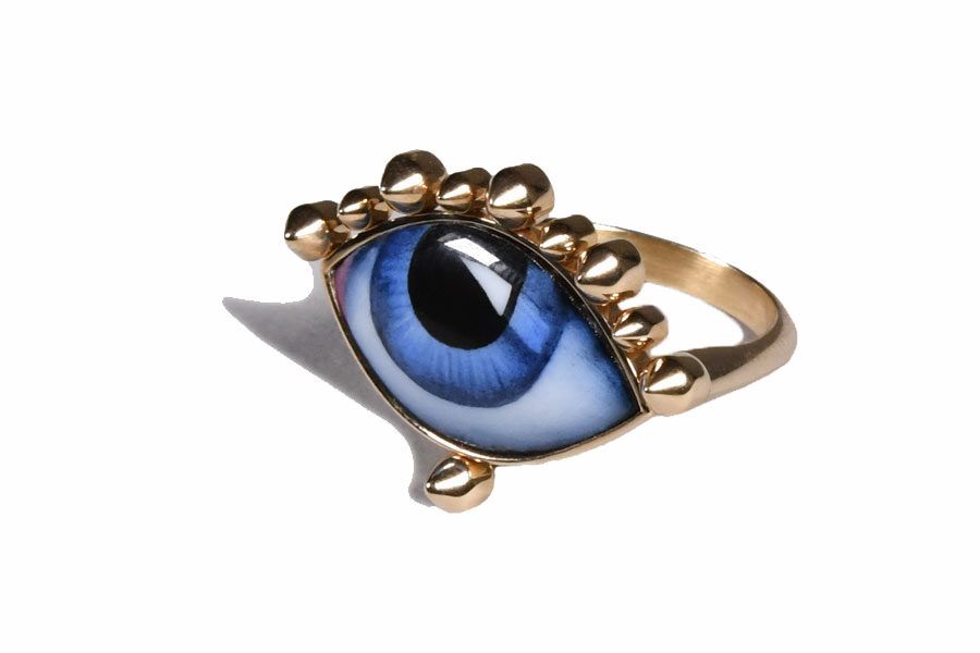  Lito Russe Petit Mauve chevalier ring from the Tu Es Partout Collection