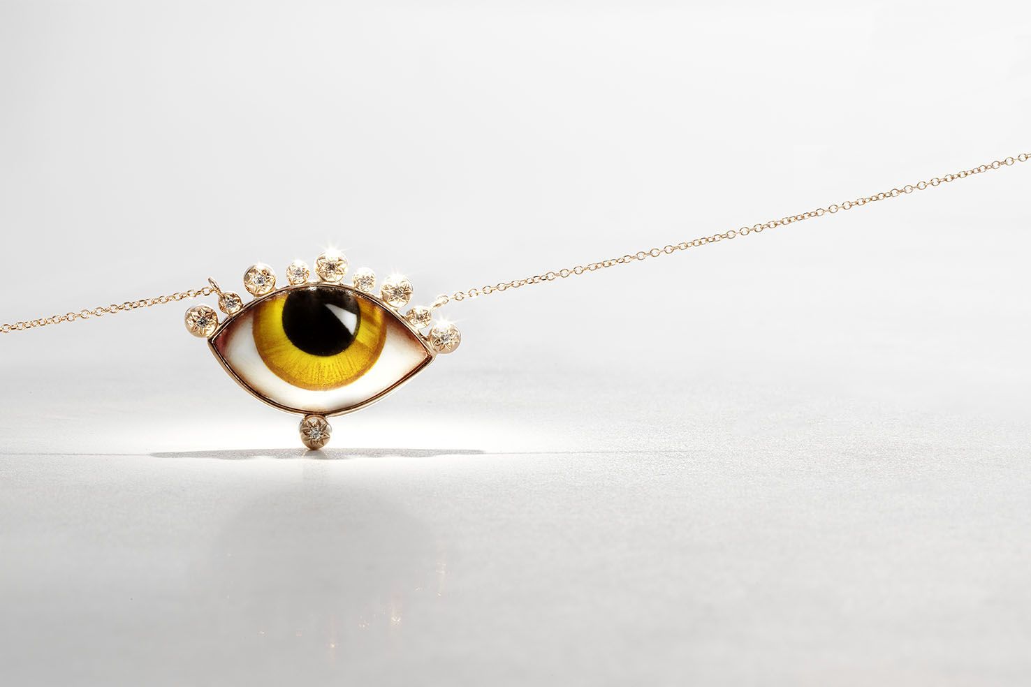 Lito Russe Grand Ambre diamond necklace from the Tu Es Partout Collection