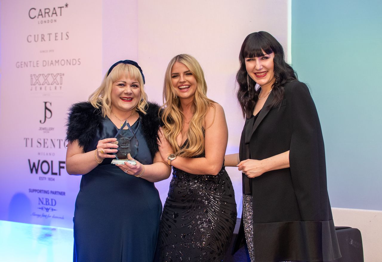  Katerina presents accolades to members of the jewellery industry at the Professional Jeweller Awards 2021
