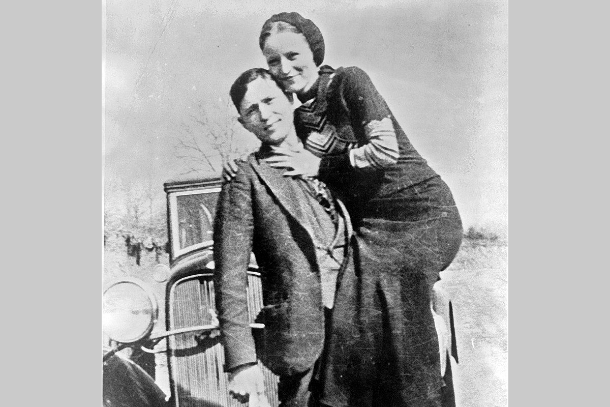  Bonnie Elizabeth Parker and Clyde Chestnut Barrow were an American criminal couple during the Great Depression (circa 1932)