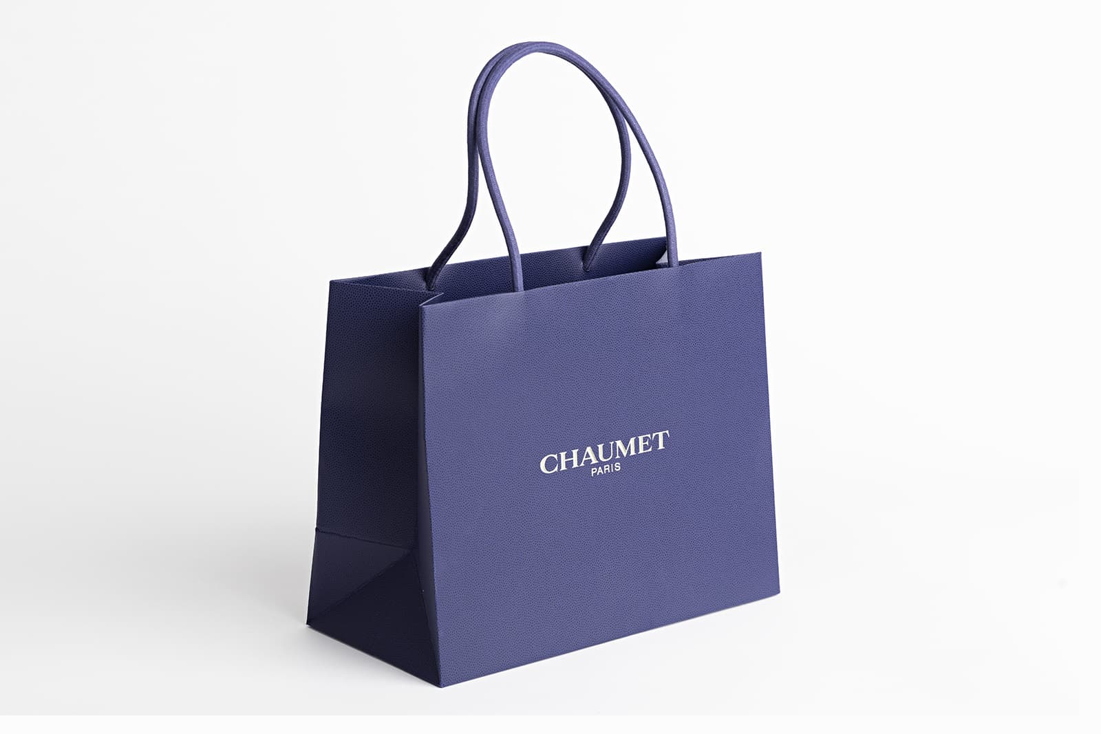  Chaumet uses its signature colour on packaging and bags that its clients take home