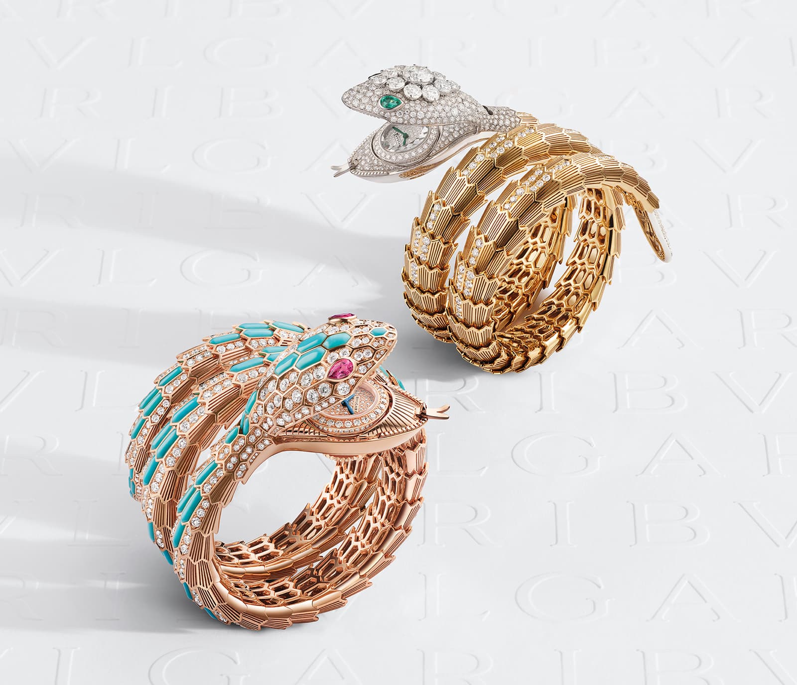 Two new iterations of the Bulgari Serpenti Misteriosi High Jewellery watch