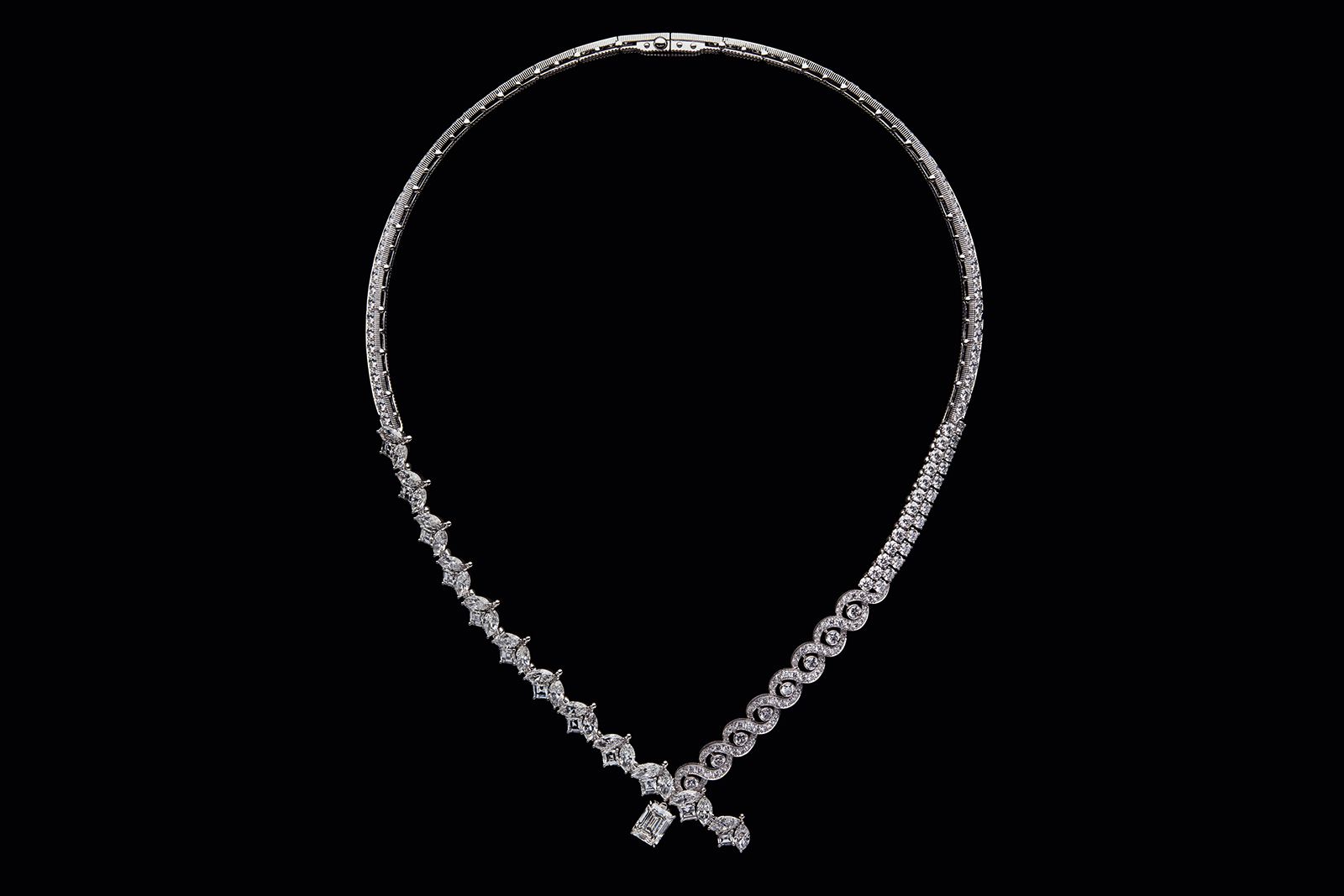 Dior Joaillerie diamond necklace from the Galons Dior High Jewellery Collection