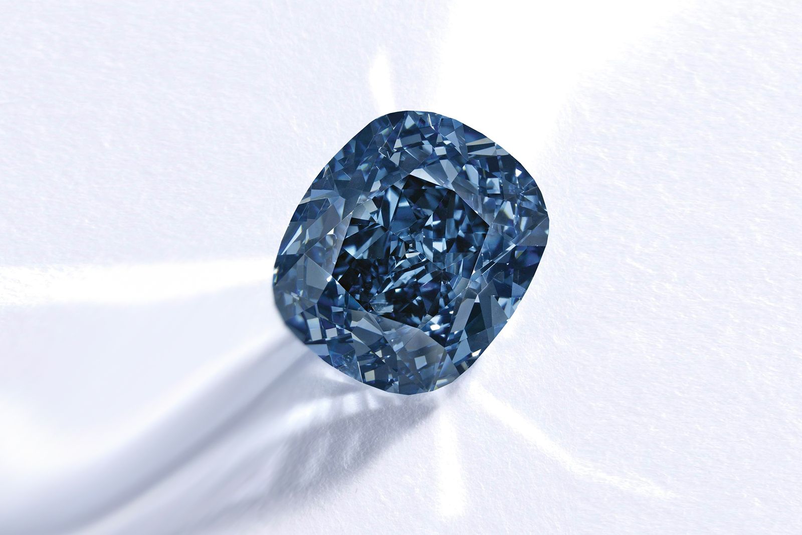 The 12.03 carat internally flawless 'Blue Moon of Josephine' diamond