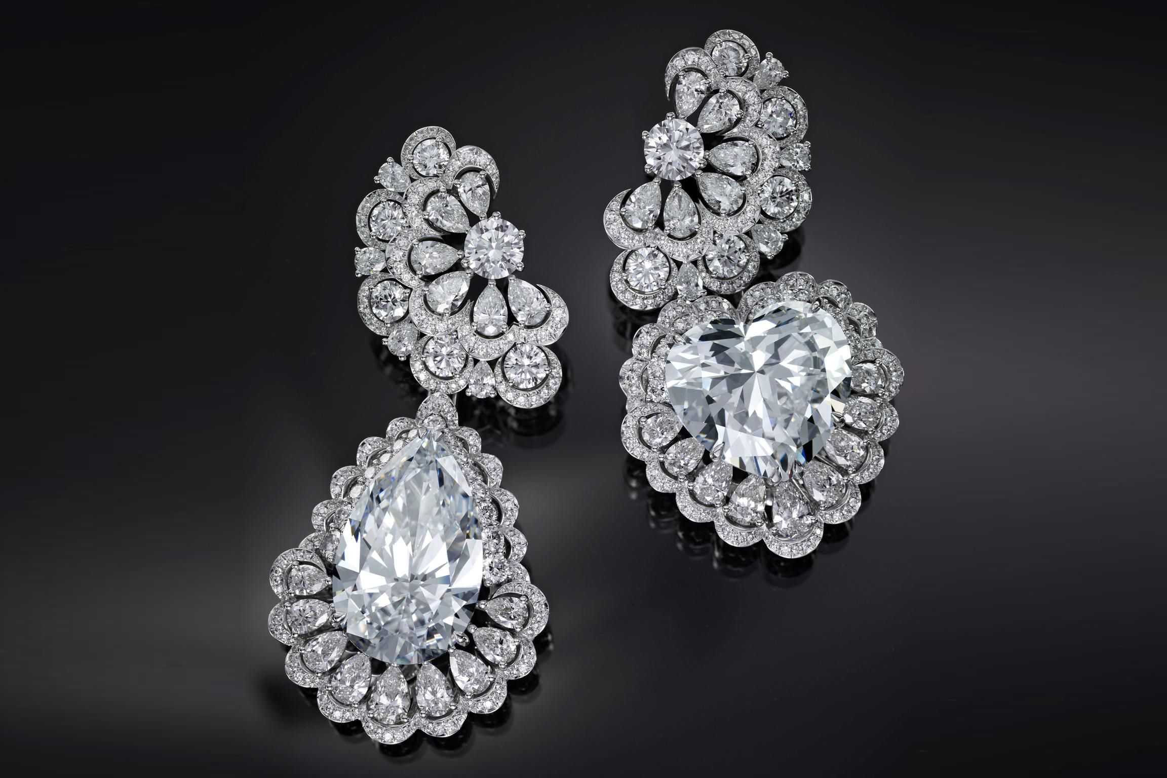  Garden of Kalahari diamond earrings by Chopard