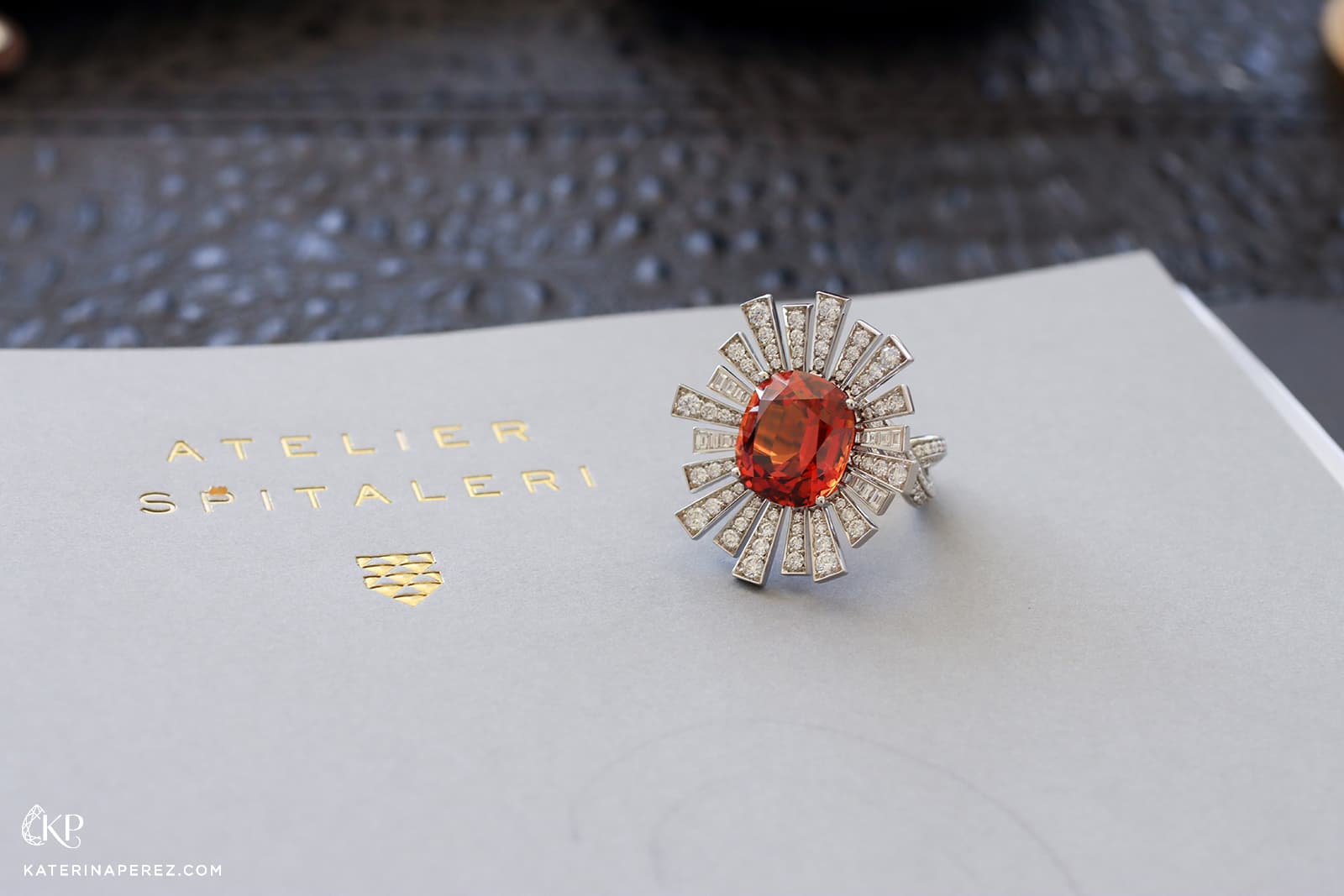  The Sun ring by Atelier Pino Spitaleri is the first piece from the Solar System collection