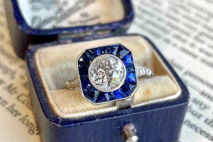 An Art Deco inspired 1.37 carat ring by Jack Wier and Sons