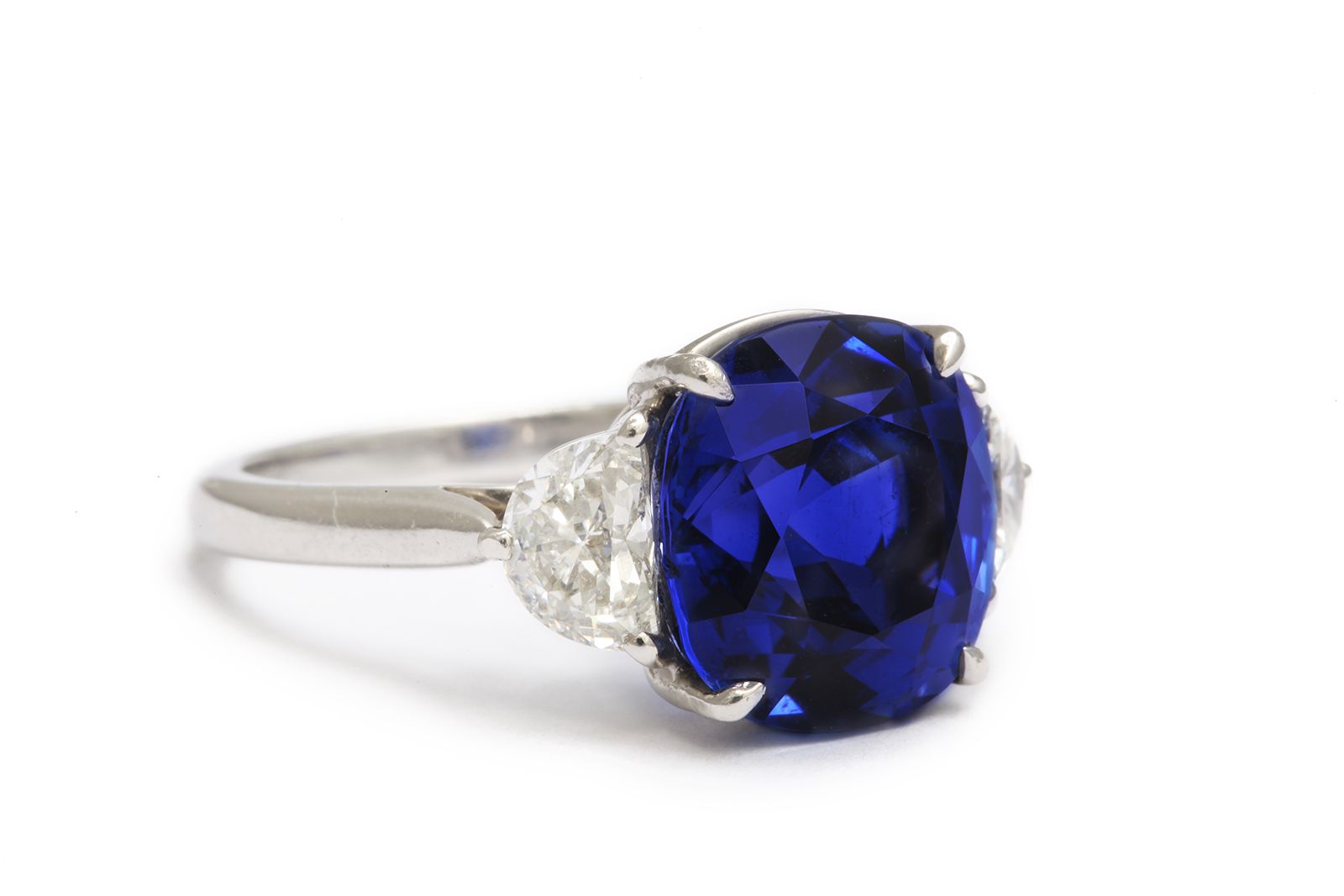 A mid-century sapphire and diamond ring courtesy of A La Vieille Russie