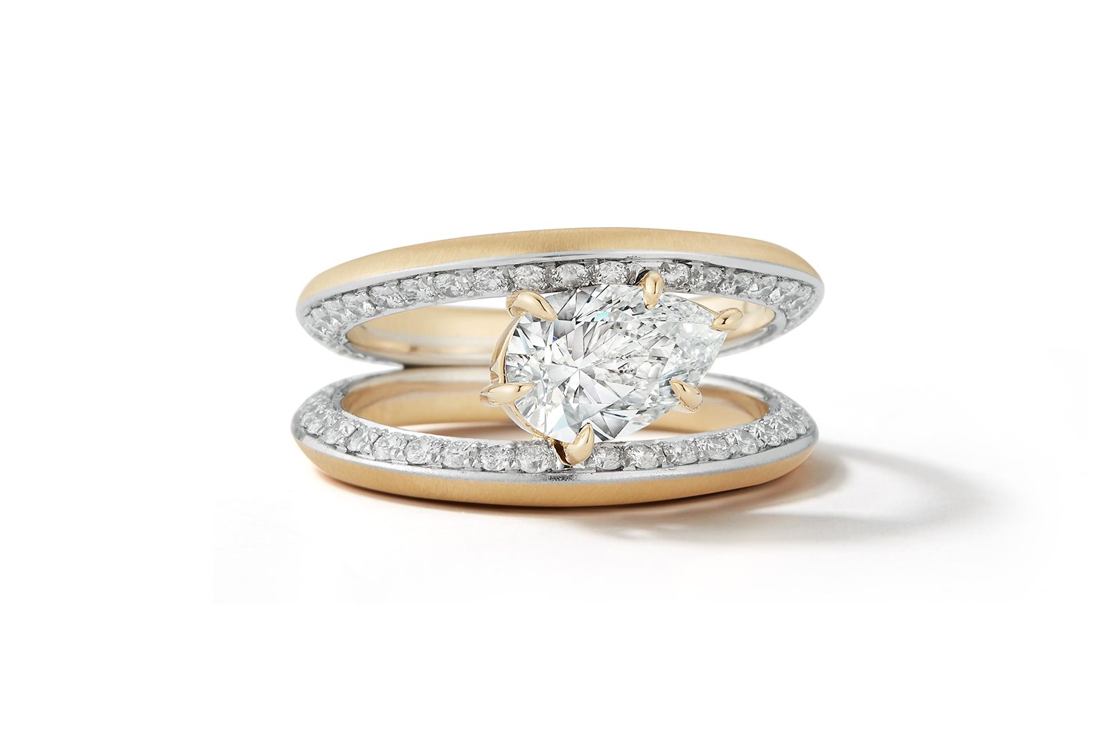  A contemporary diamond engagement ring by Jade Trau 