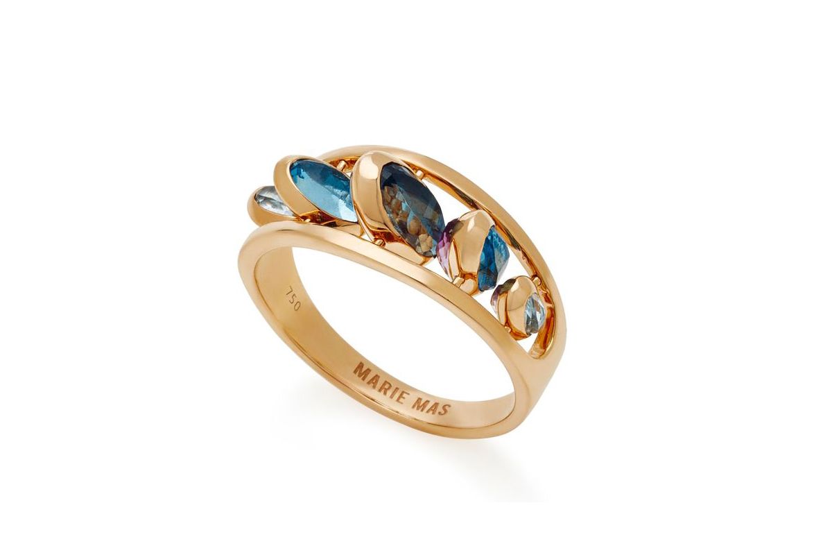  Marie Mas Dancing ring in gold 