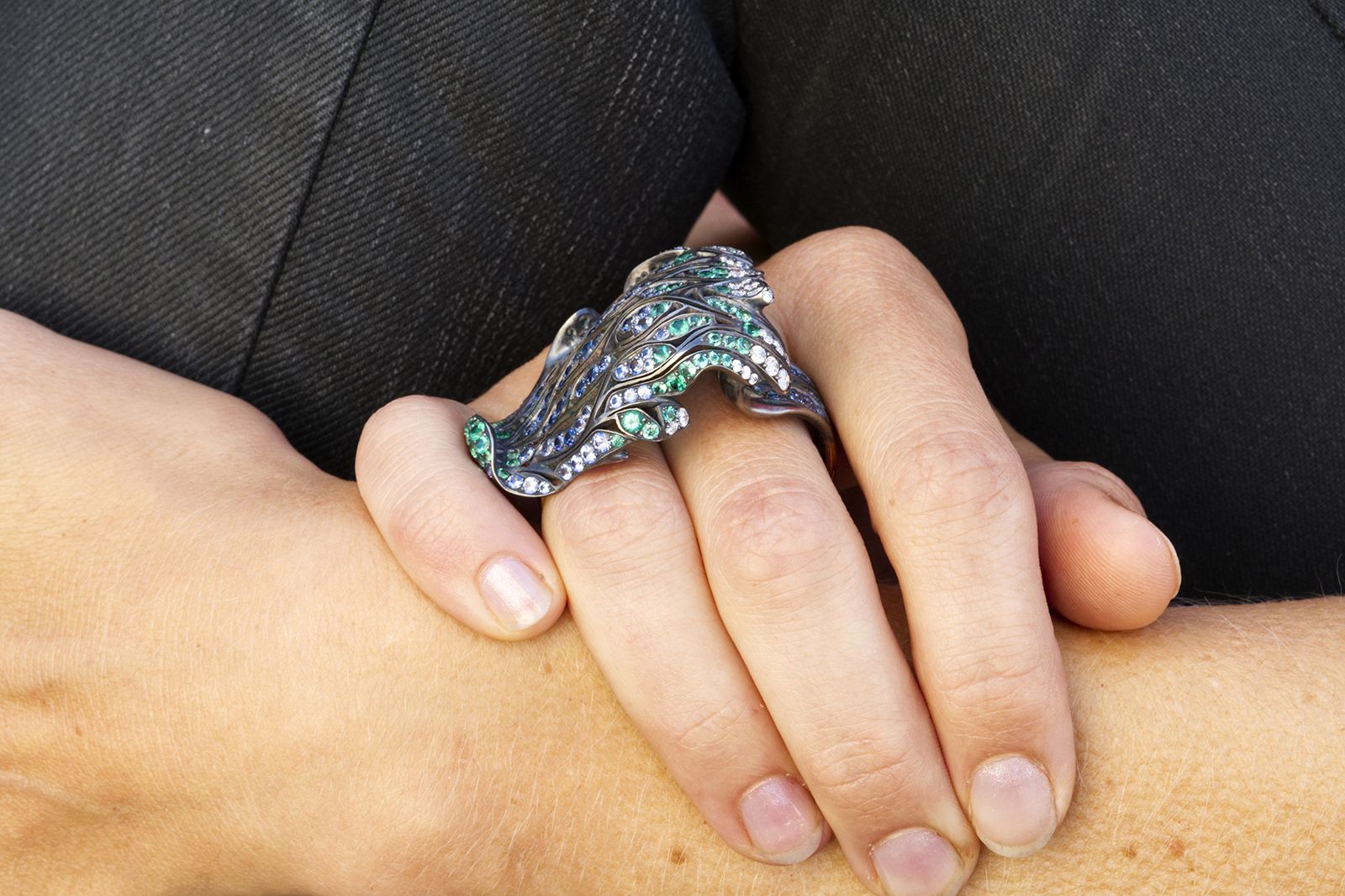  MAD Joaillerie Hokusaï's Wave ring