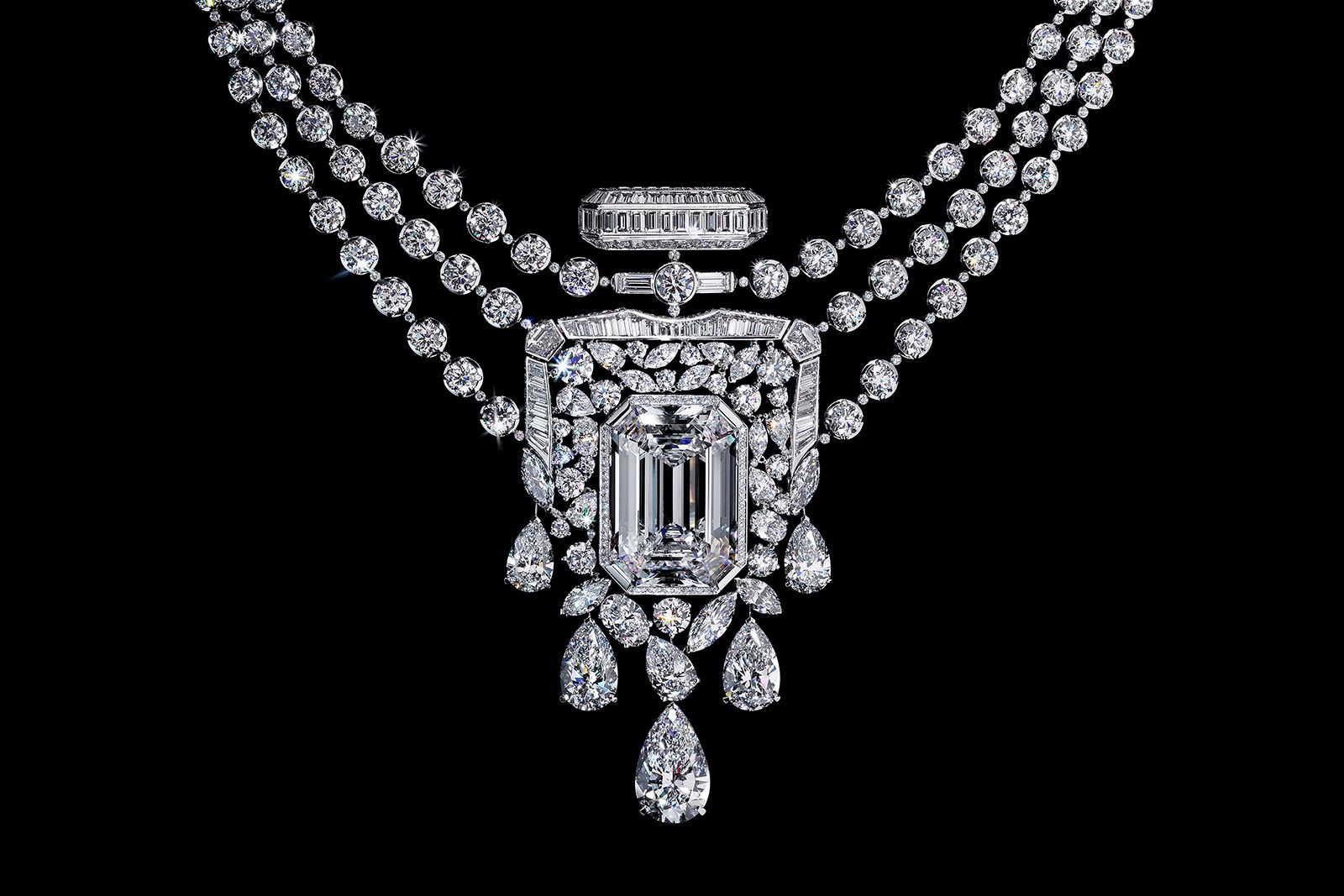  Chanel 55.55ct high jewellery necklace