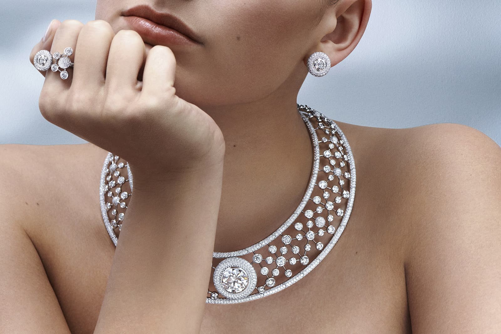  De Beers Atomique Collar necklace