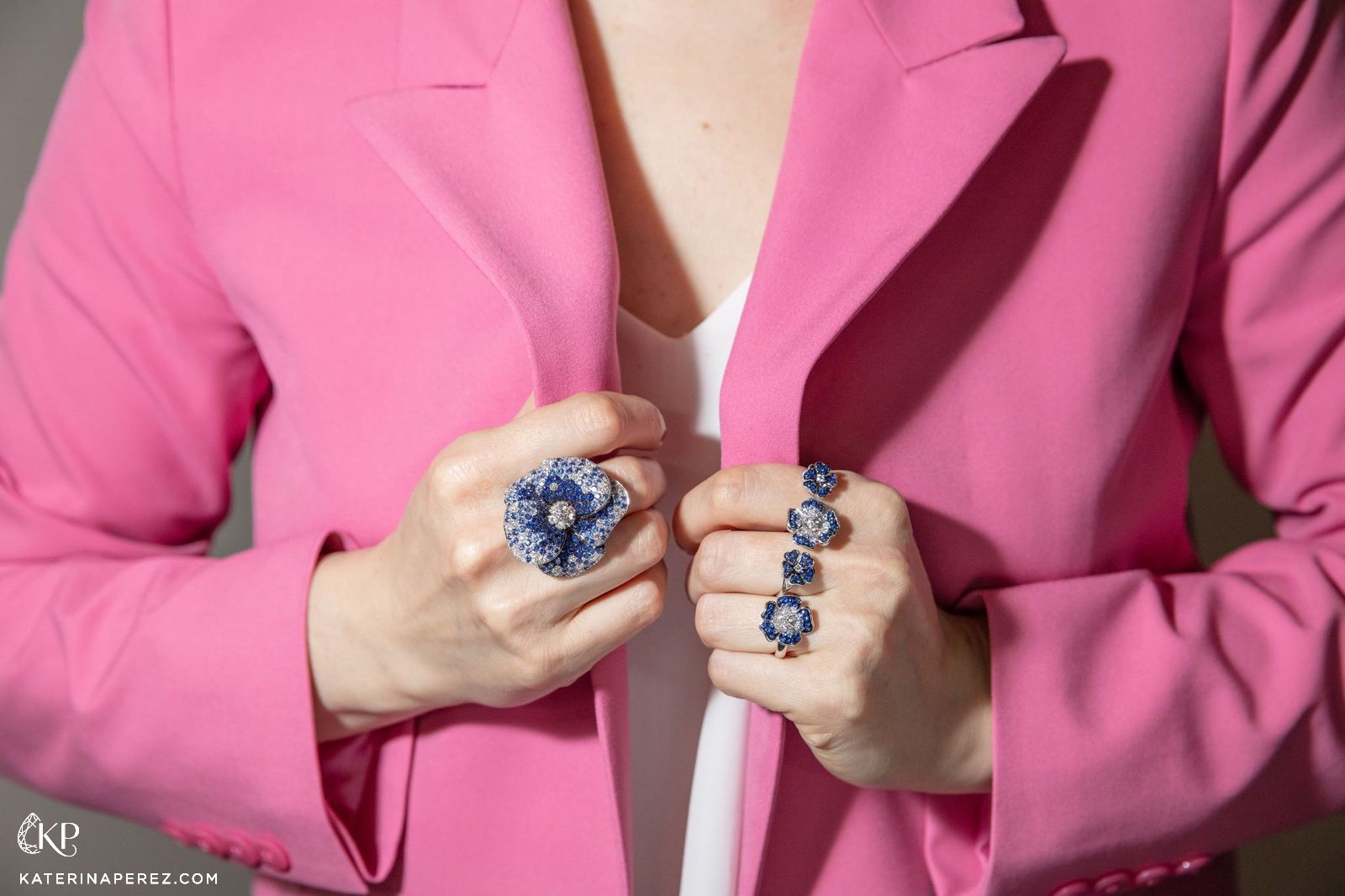 Leo Pizzo rings from the Flora collection
