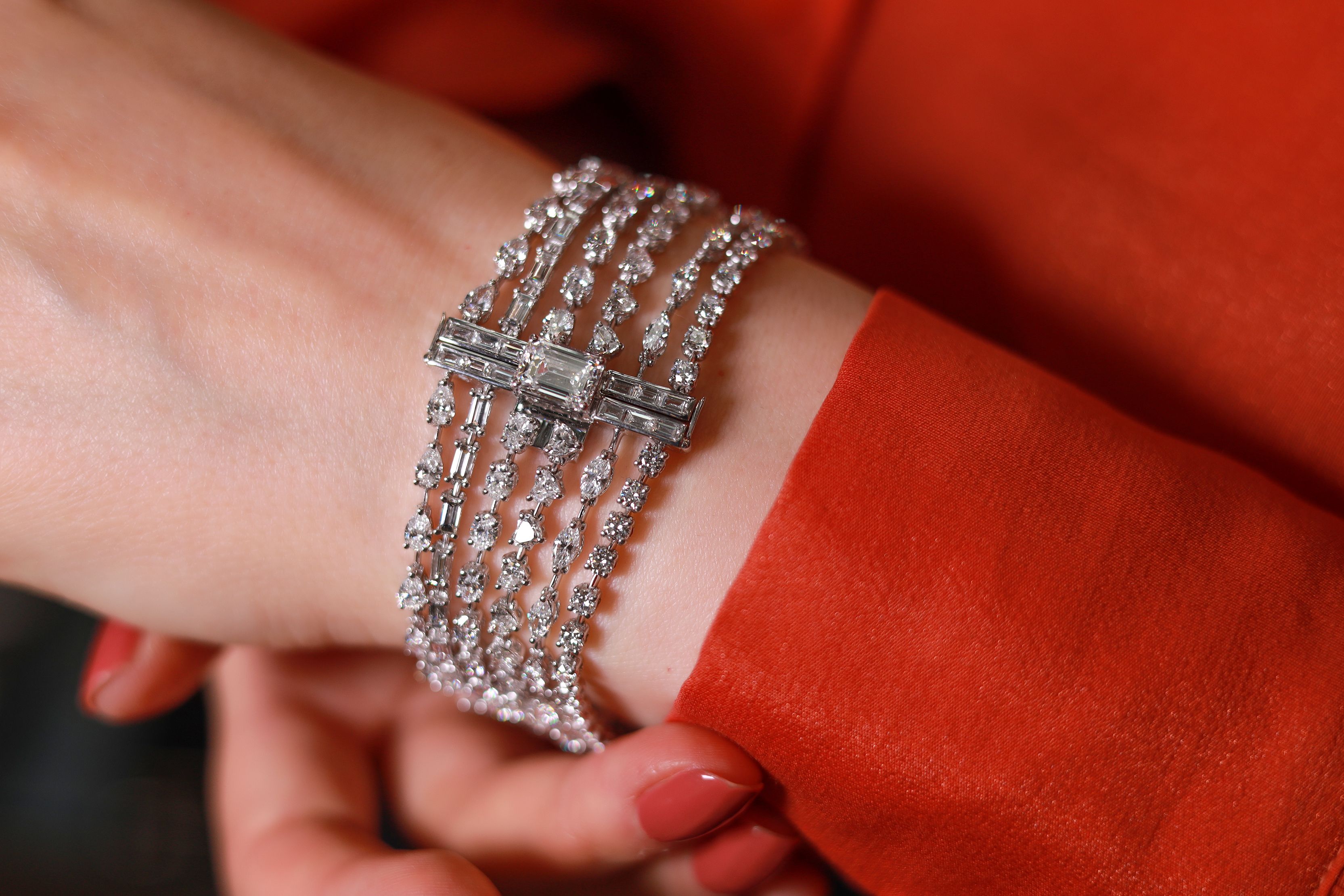 Marco Valente Fancy bracelet with over 25 carats of diamonds