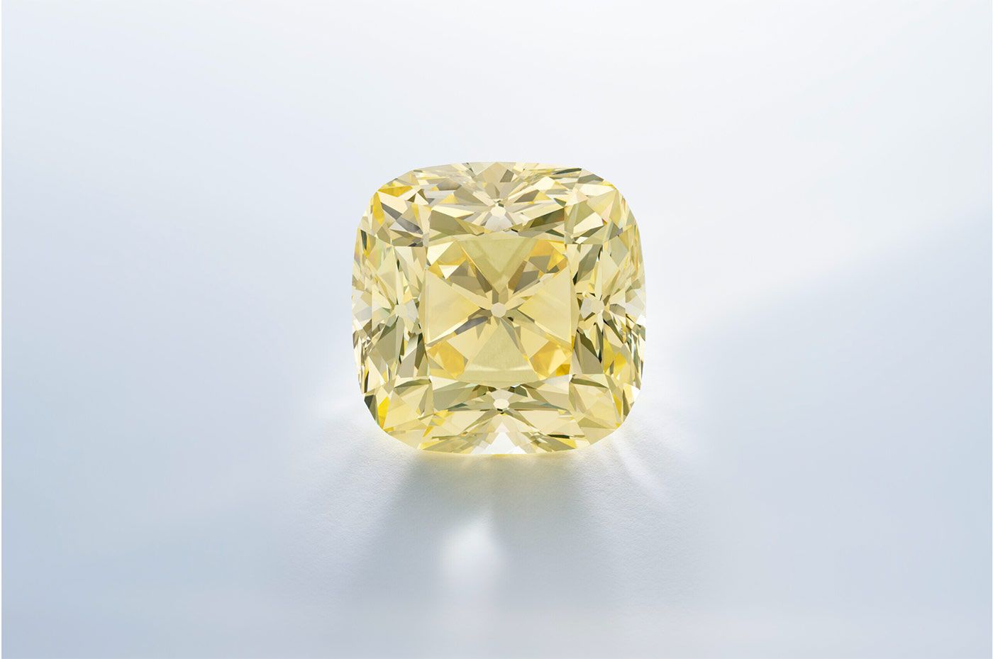 The Red Cross 205.07 carat fancy intense yellow cushion-cut diamond
