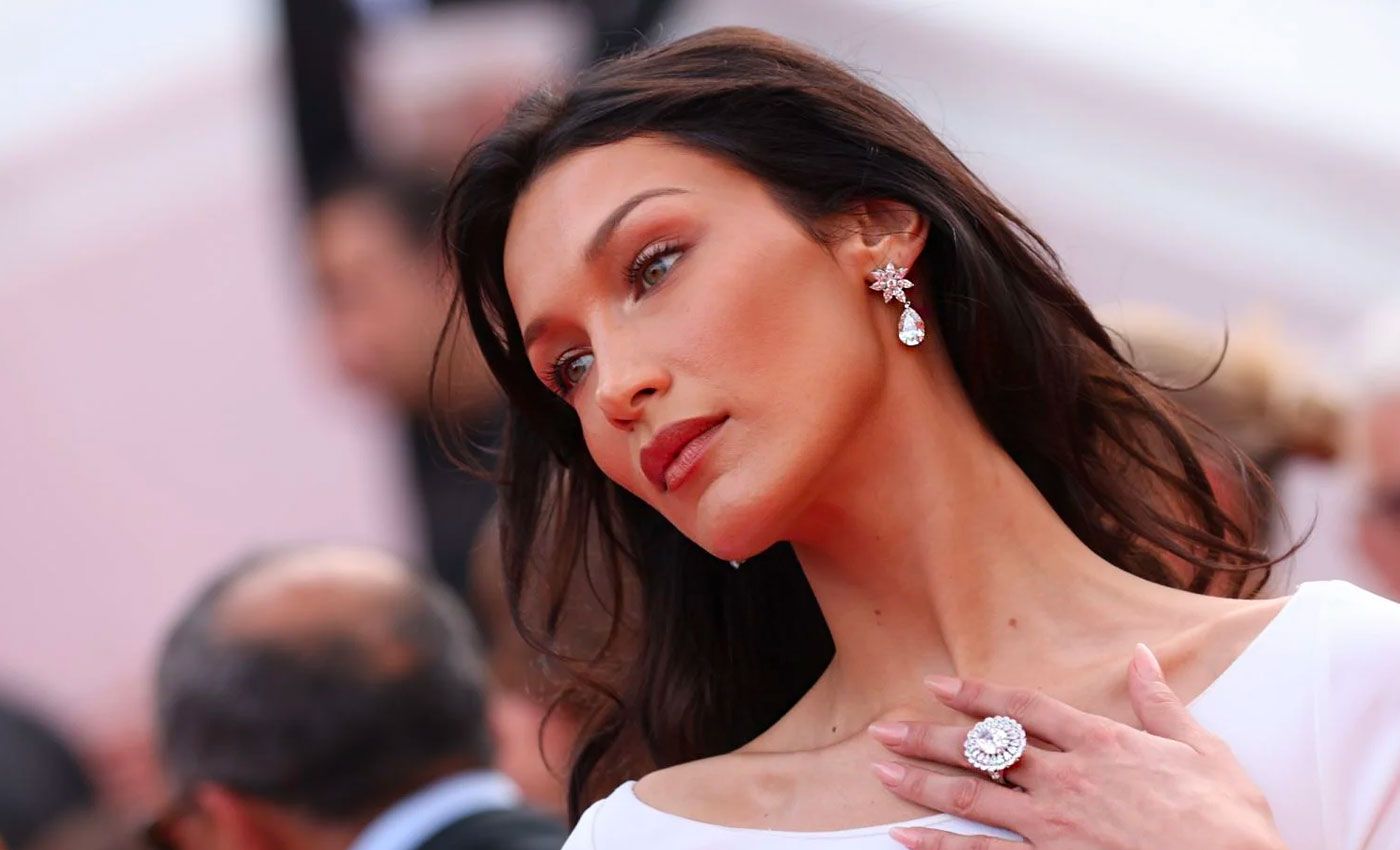  Bella Hadid in diamond jewellery by Chopard at the Cannes Film Festival 2022