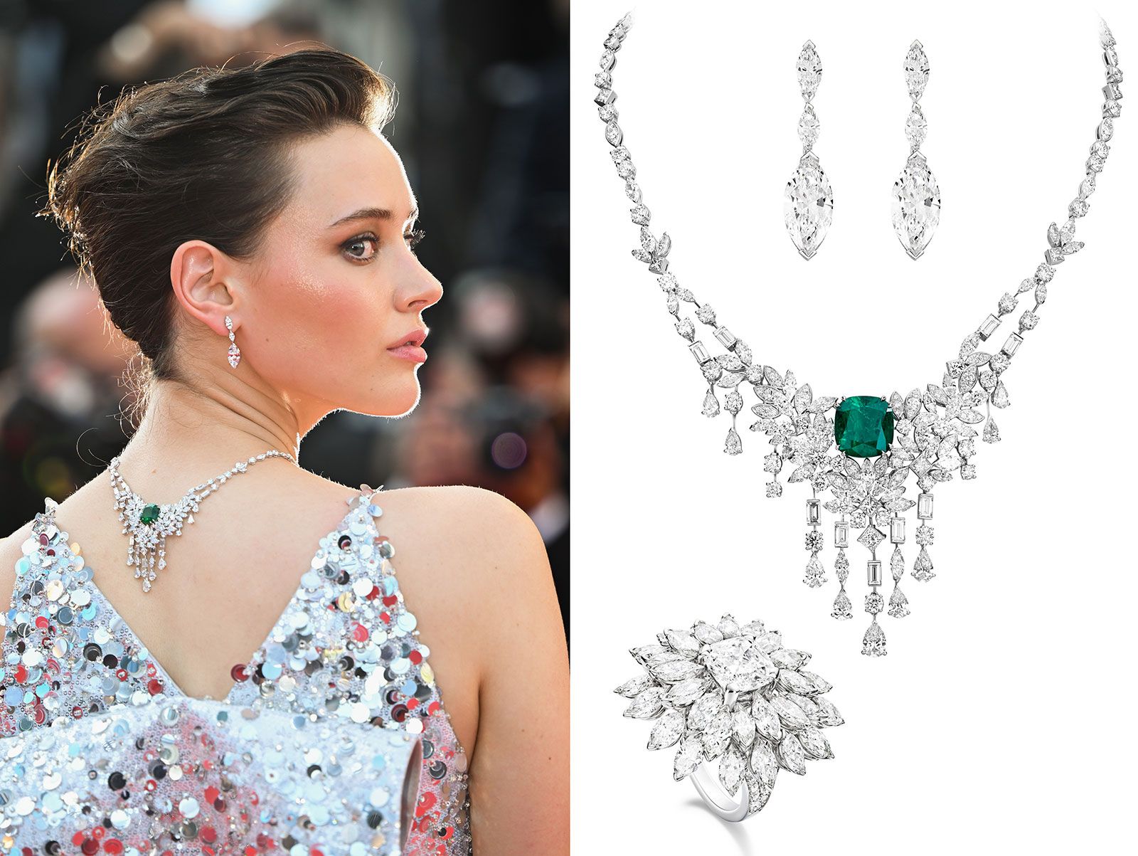 Katherine Langford wearing Piaget High Jewellery at the Cannes Film Festival 2022