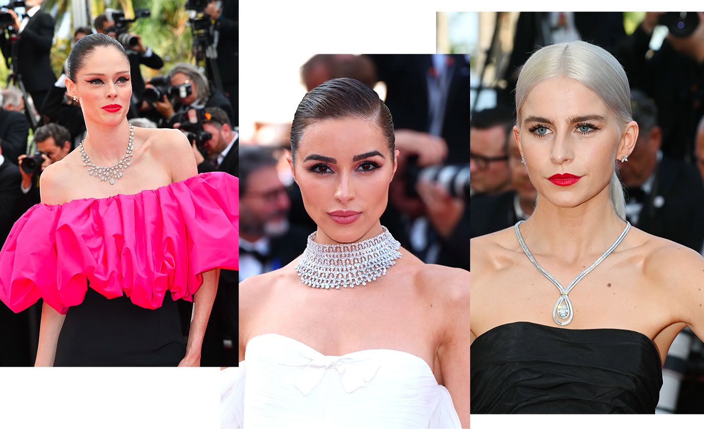 Coco Rocha in Chaumet, Olivia Culpo in Chopard jewellery, Caroline Daur in Tiffany&Co