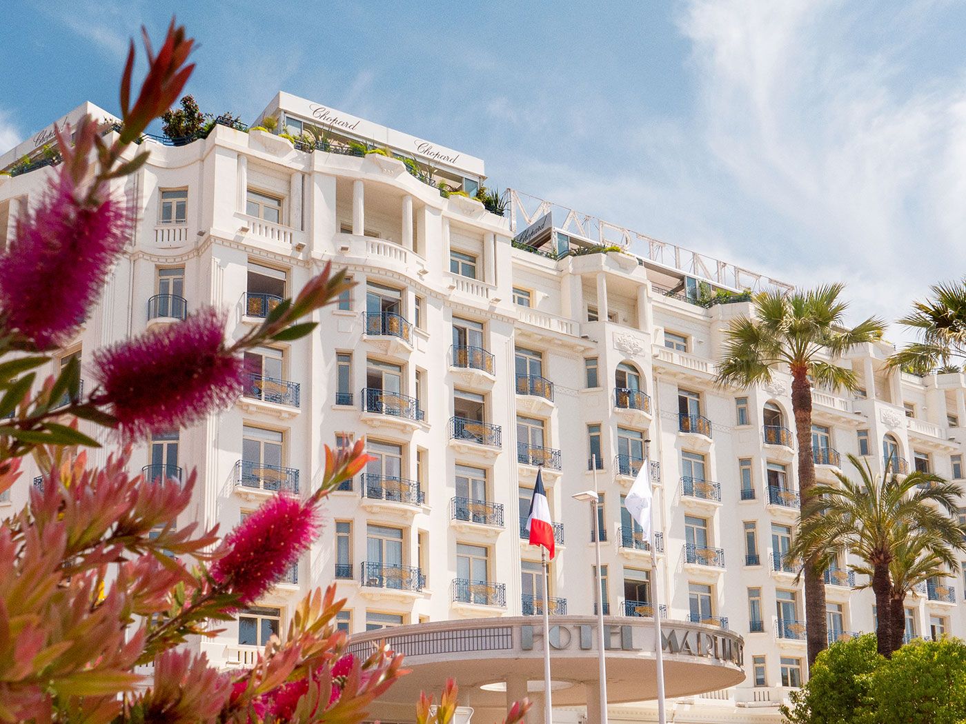 Chopard suite at the Martinez hotel in Cannes
