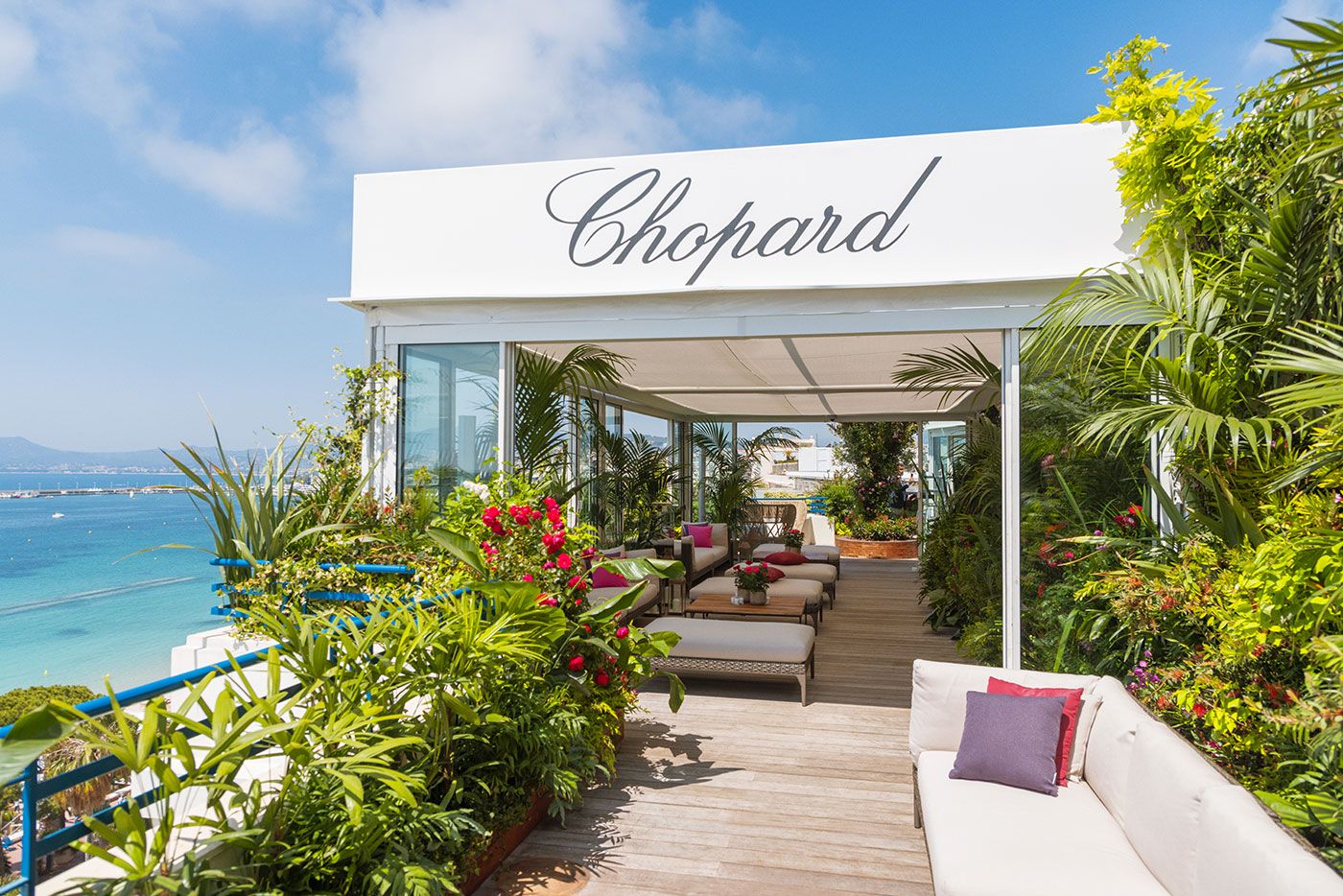  Chopard rooftop at the Martinez hotel