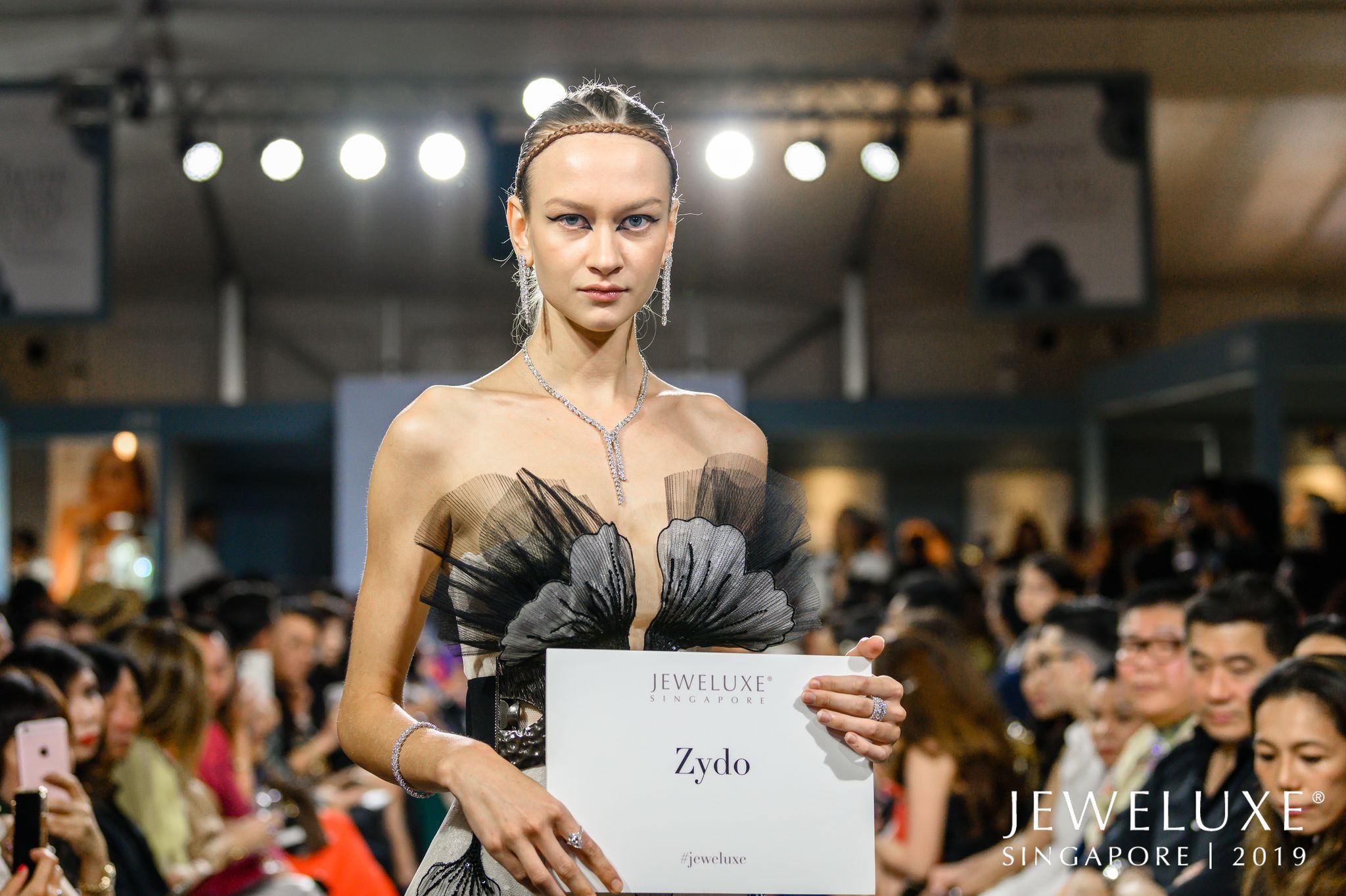  A model wears Zydo creations at the JeweLuxe fashion show