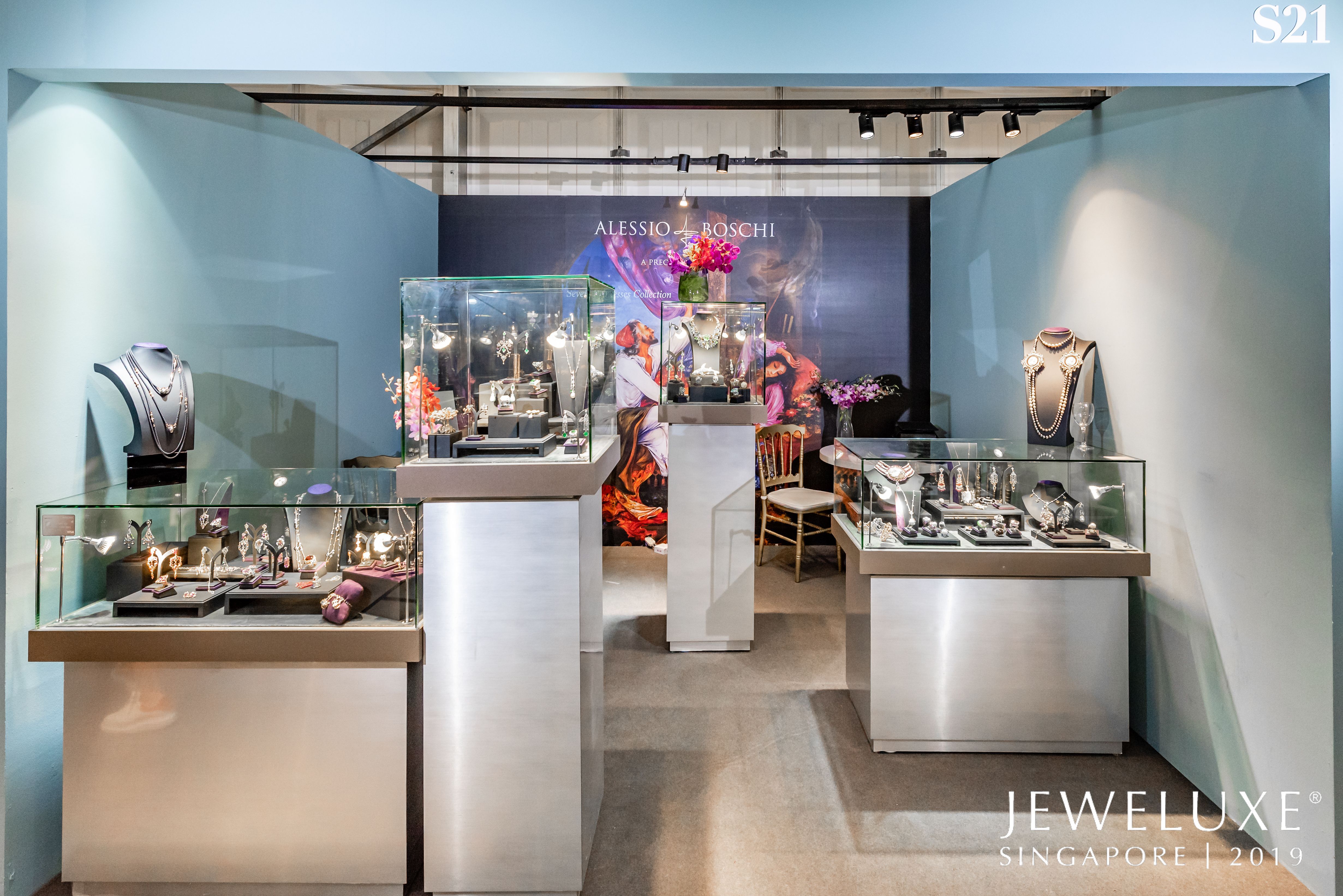  Alessio Boschi exhibiting at JeweLuxe in 2019