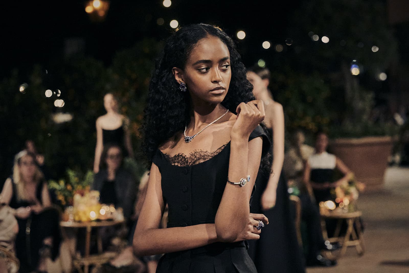  Sapphire jewellery pieces from the Dior Print High Jewellery collection